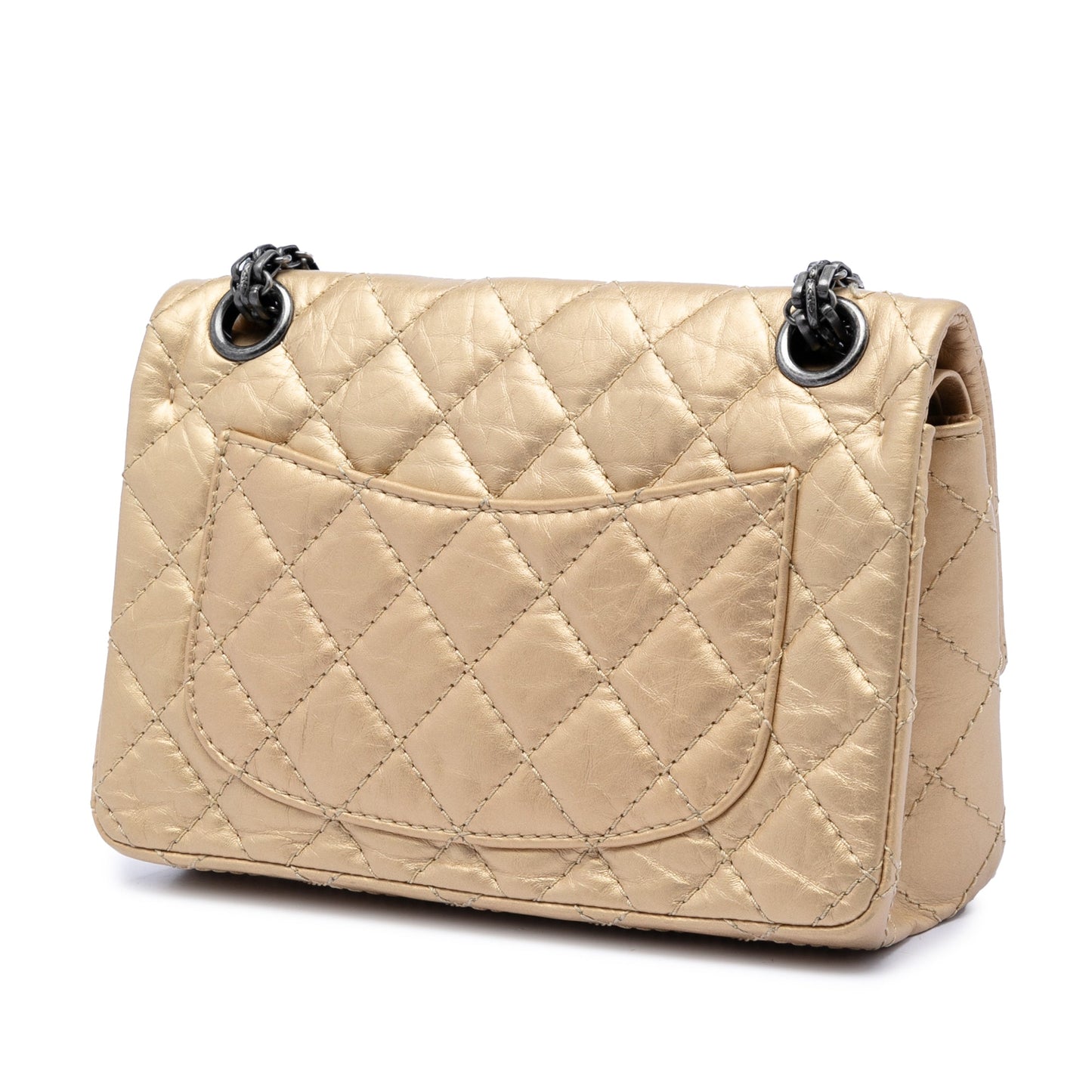 Chanel Quilted Aged Calfskin Reissue 2.55 Double Flap 224
