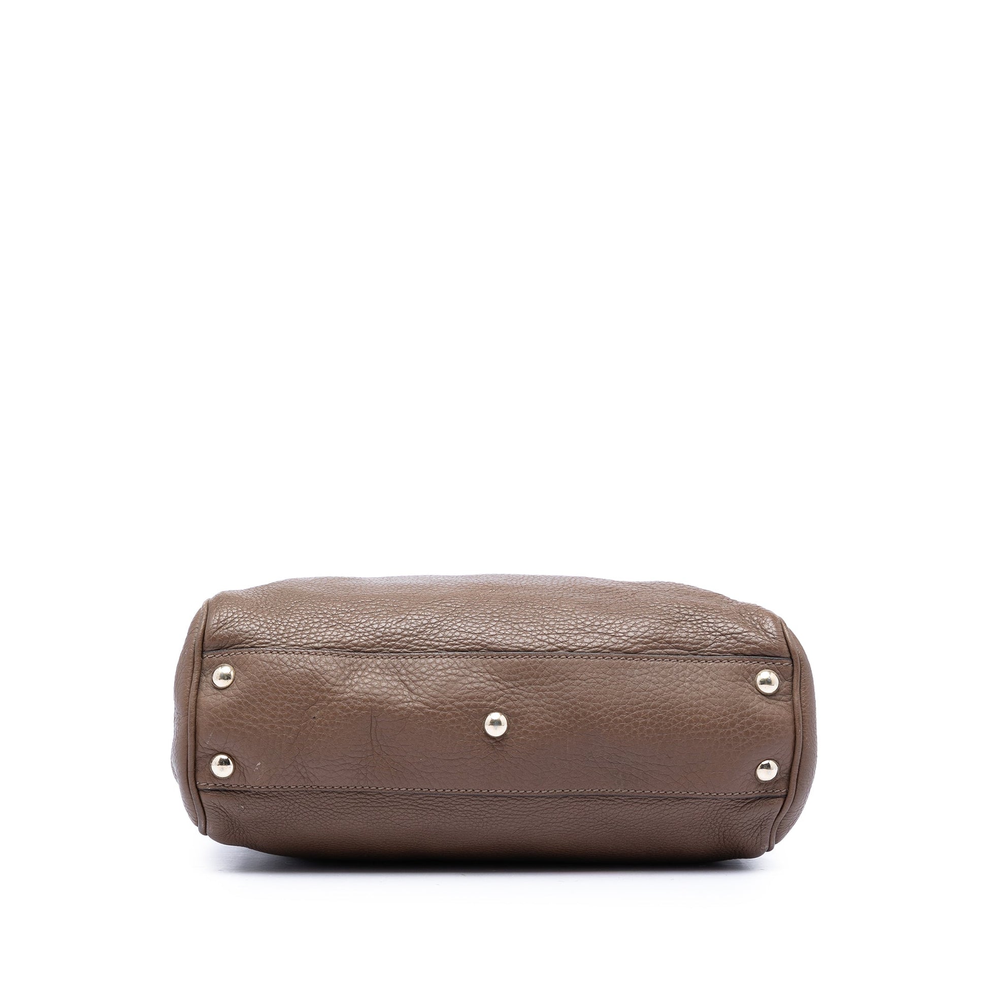 Gucci Small Calfskin Bamboo Shopper Satchel