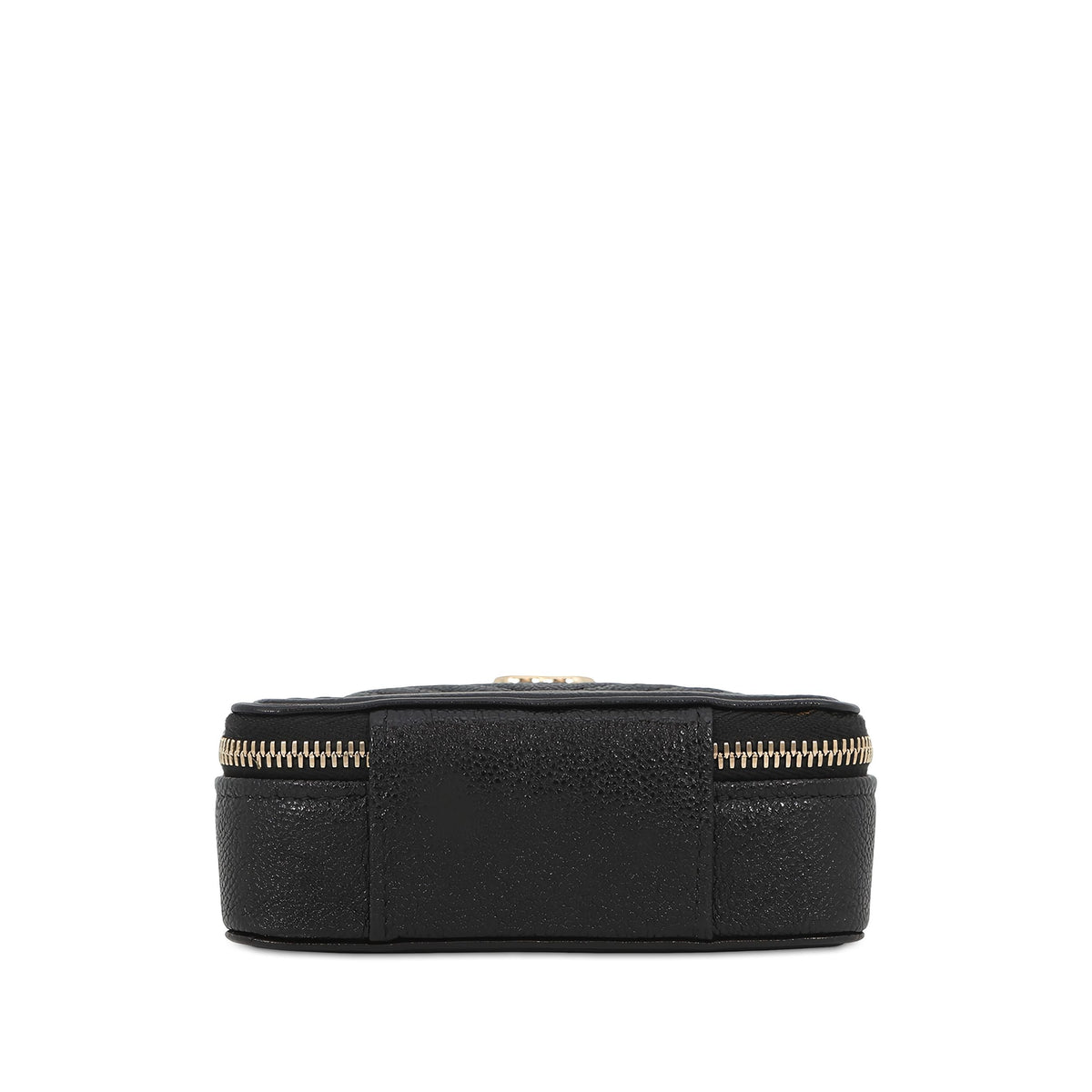 Chanel Mini Chevron Caviar Boy Clutch with Chain — Black