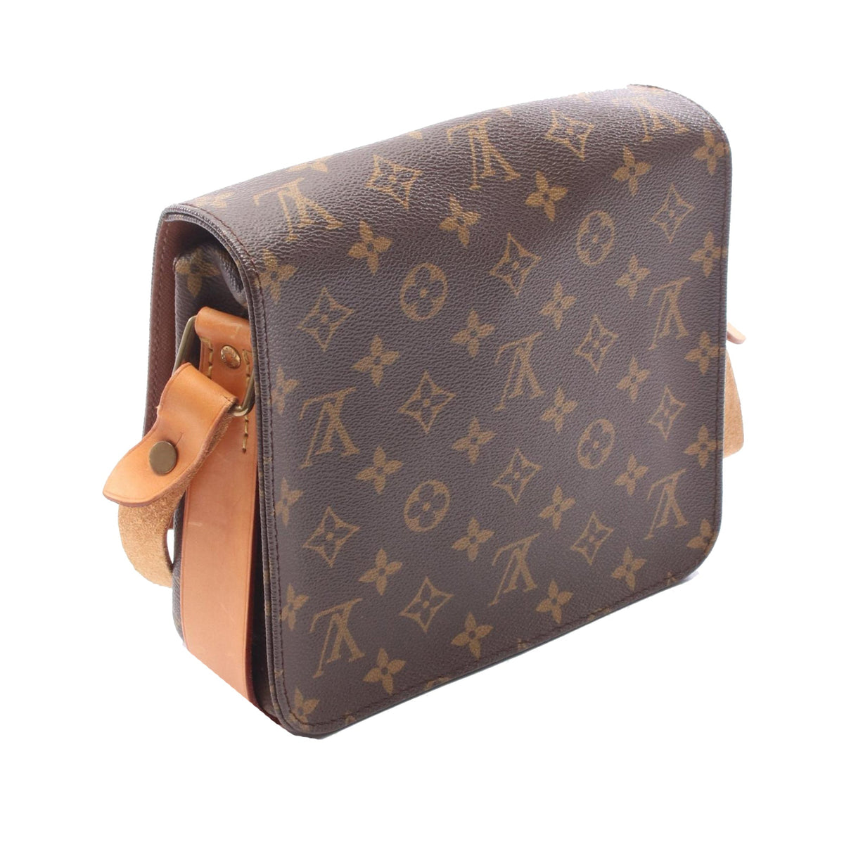Louis Vuitton Monogram Cartouchiere MM — Brown
