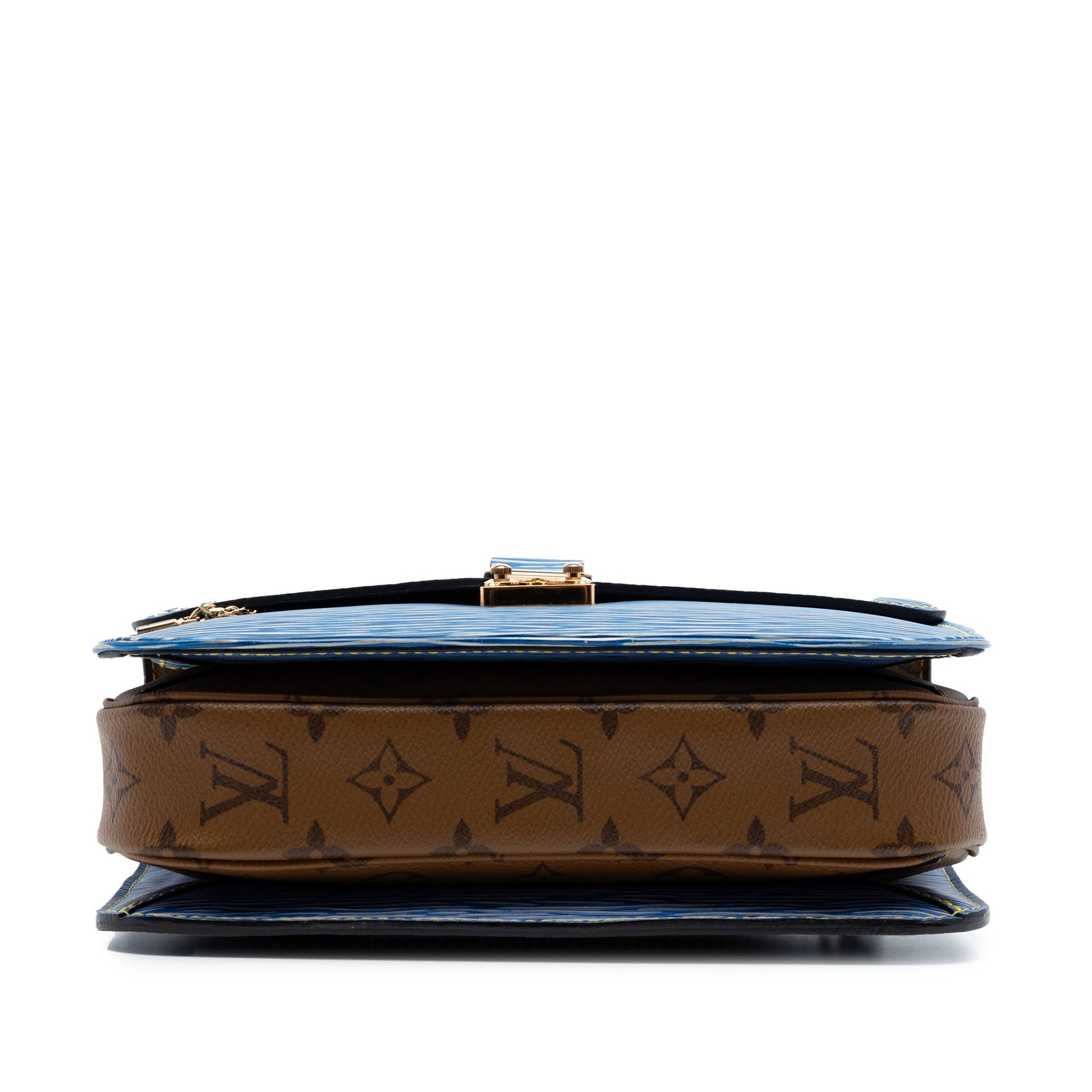 Louis Vuitton Epi Denim and Reverse Monogram Pochette Metis