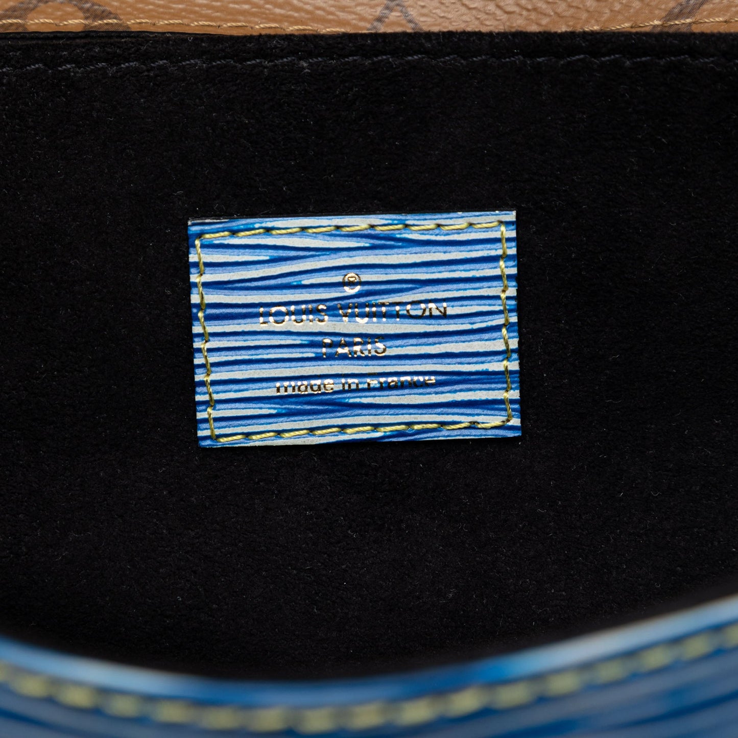 Louis Vuitton Epi Denim and Reverse Monogram Pochette Metis
