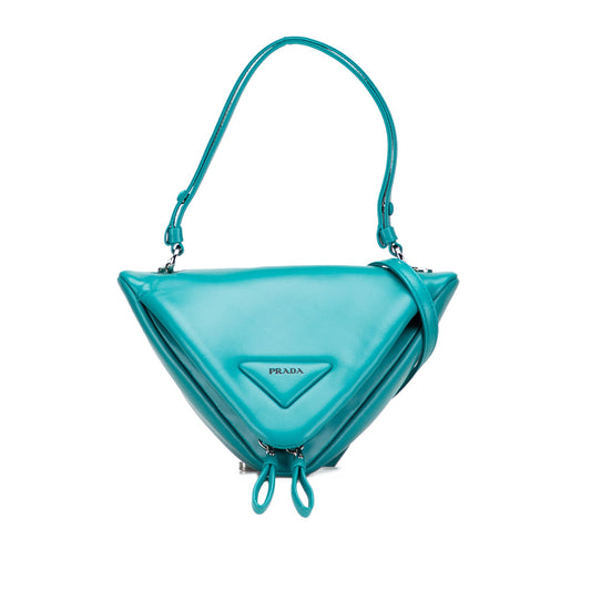 Prada Nappa Padded Signaux Triangle Satchel