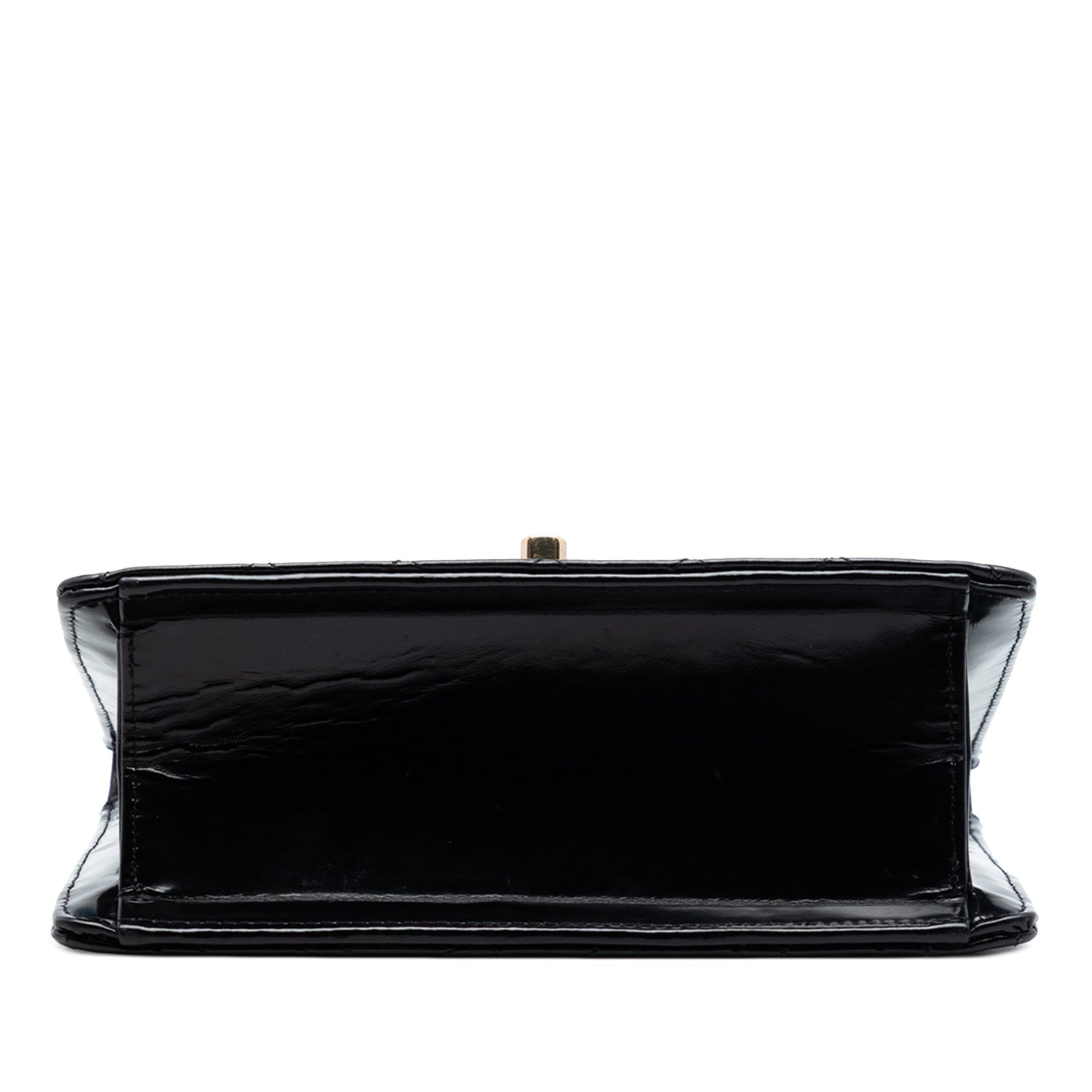 Chanel CC Quilted Patent Square Flap