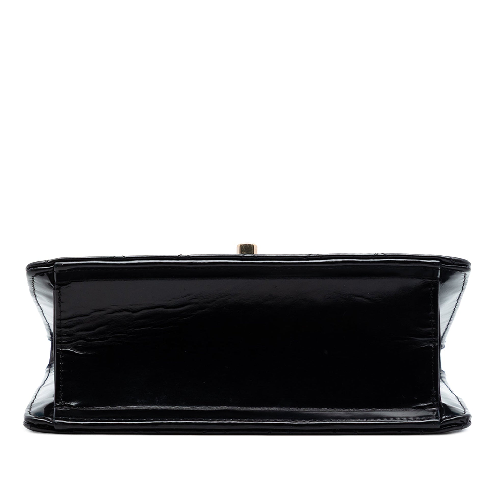 Chanel CC Quilted Patent Square Flap