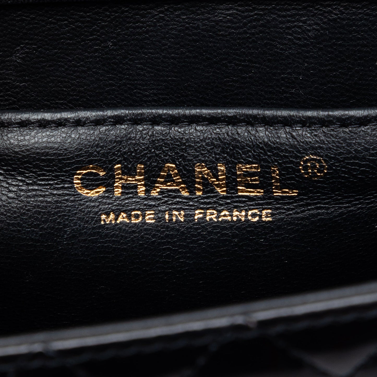 Chanel CC Quilted Patent Square Flap