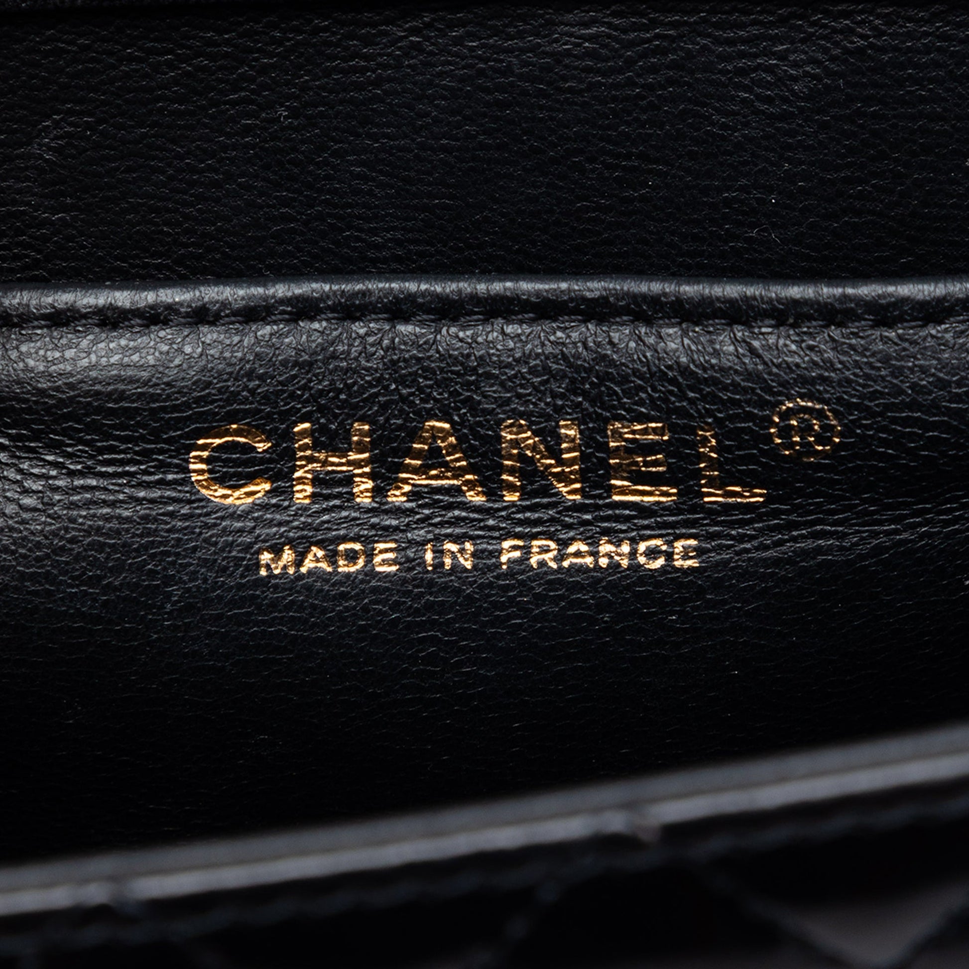 Chanel CC Quilted Patent Square Flap