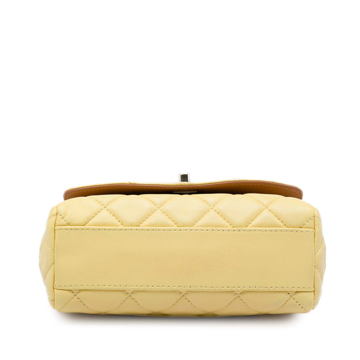 Chanel Small Quilted Lambskin Cocovado Ribbon Chain Flap