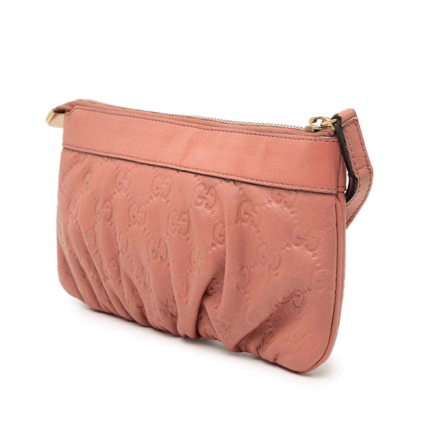 Gucci Guccissima Wristlet Clutch