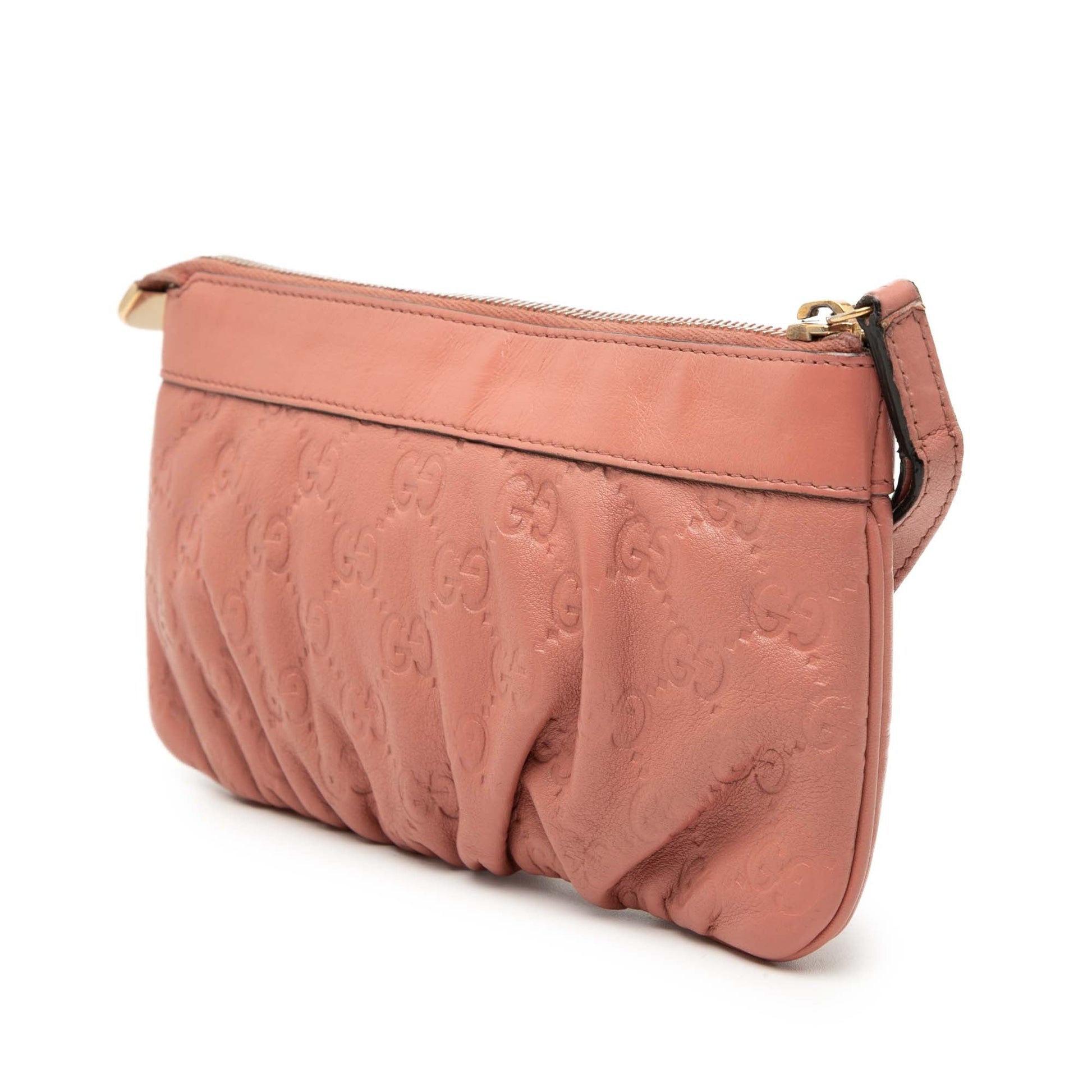 Gucci Guccissima Wristlet Clutch