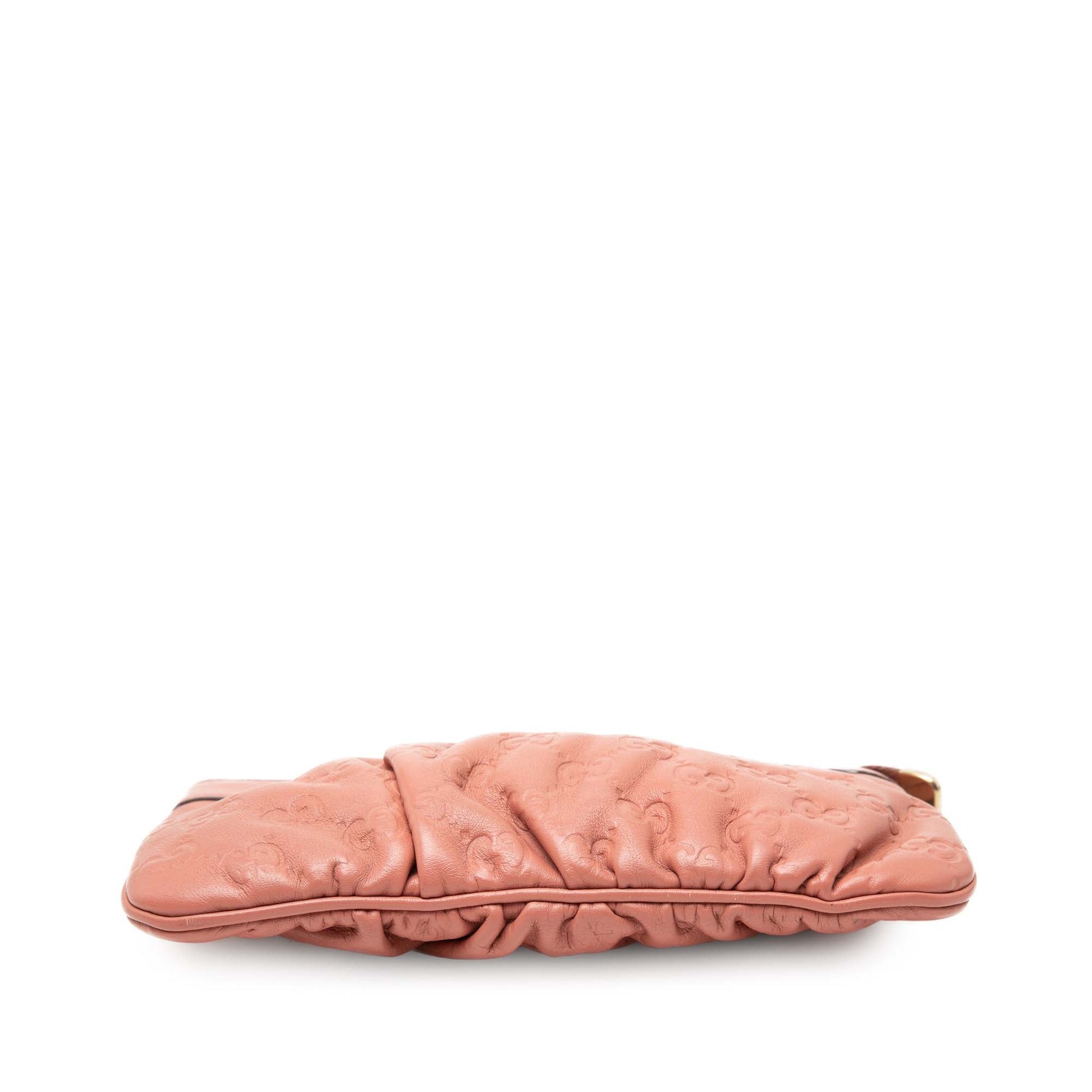 Gucci Guccissima Wristlet Clutch