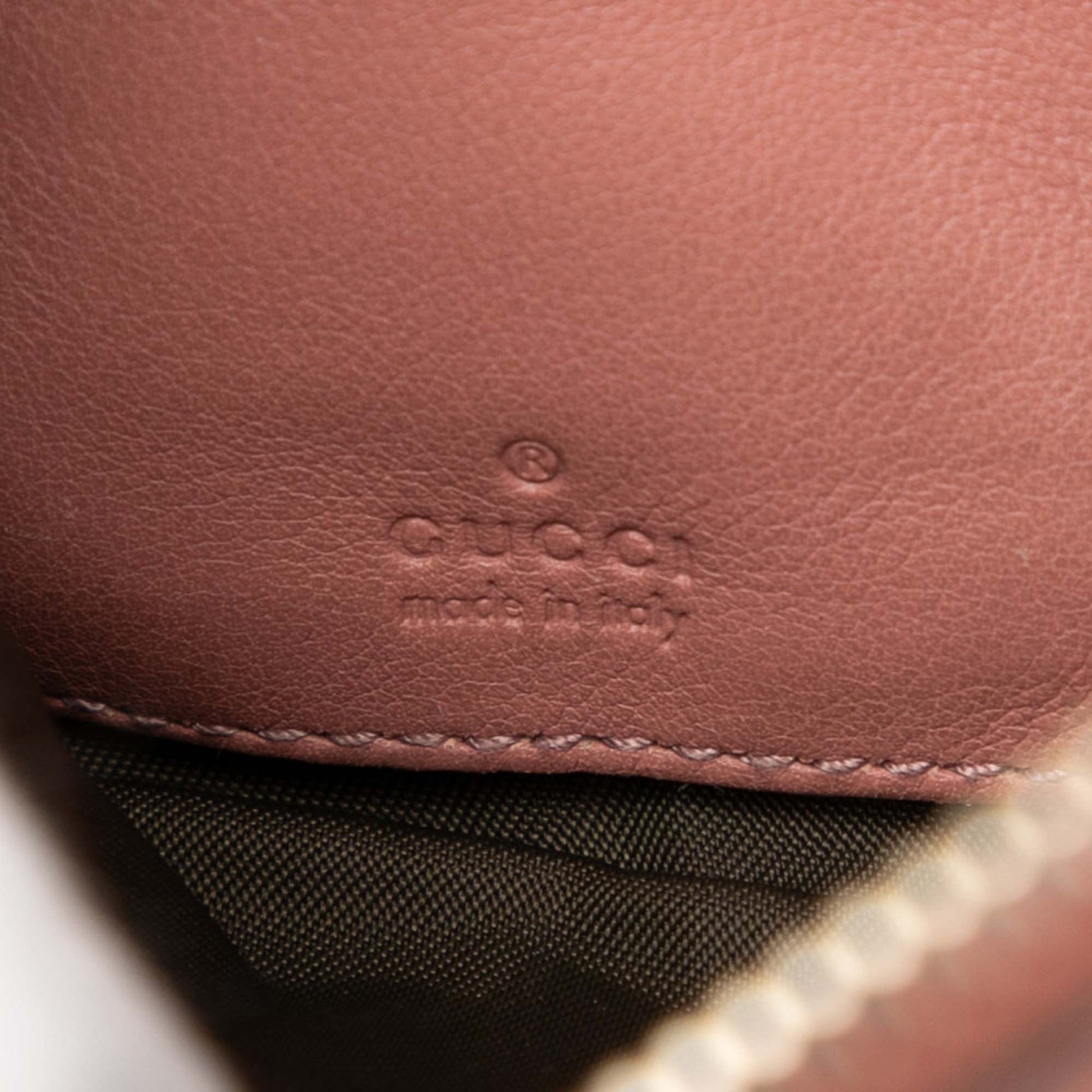 Gucci Guccissima Wristlet Clutch