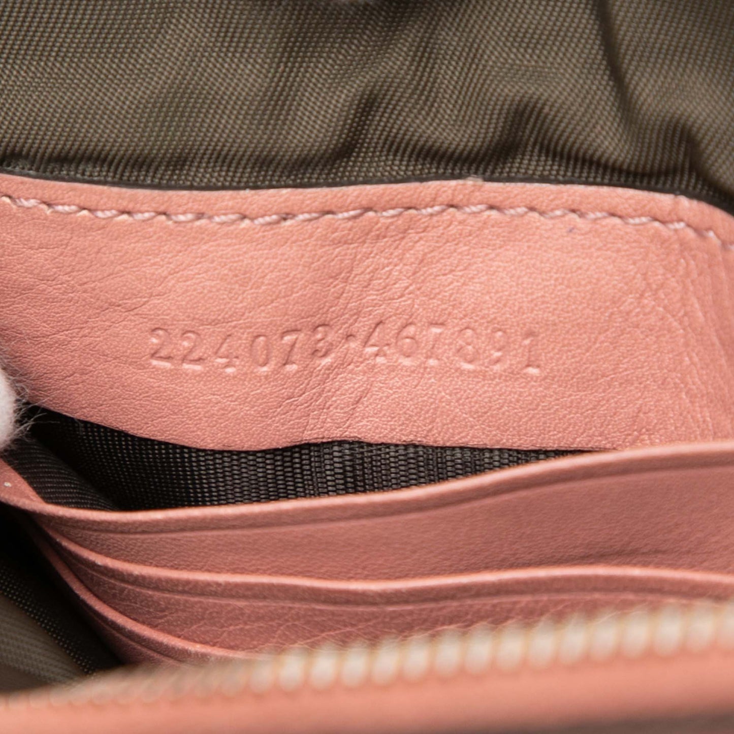 Gucci Guccissima Wristlet Clutch