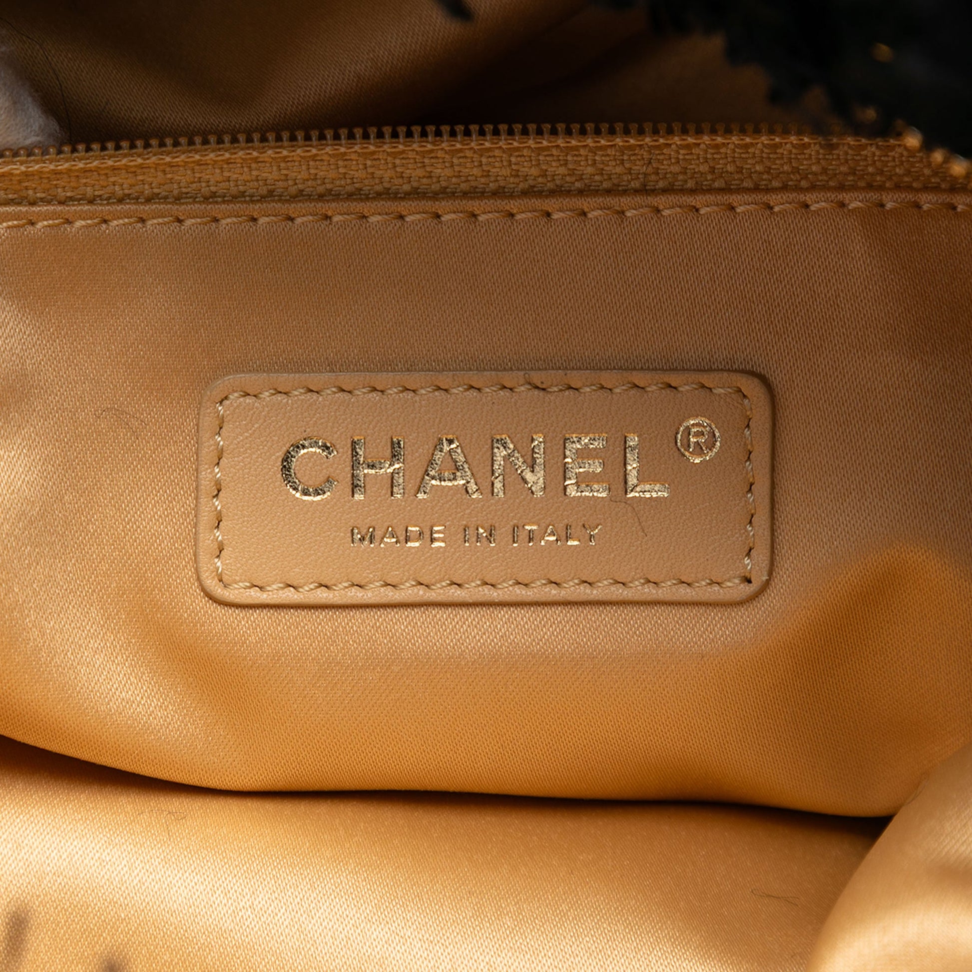 Chanel Paris Cosmopolite Tweed Fringe Clutch