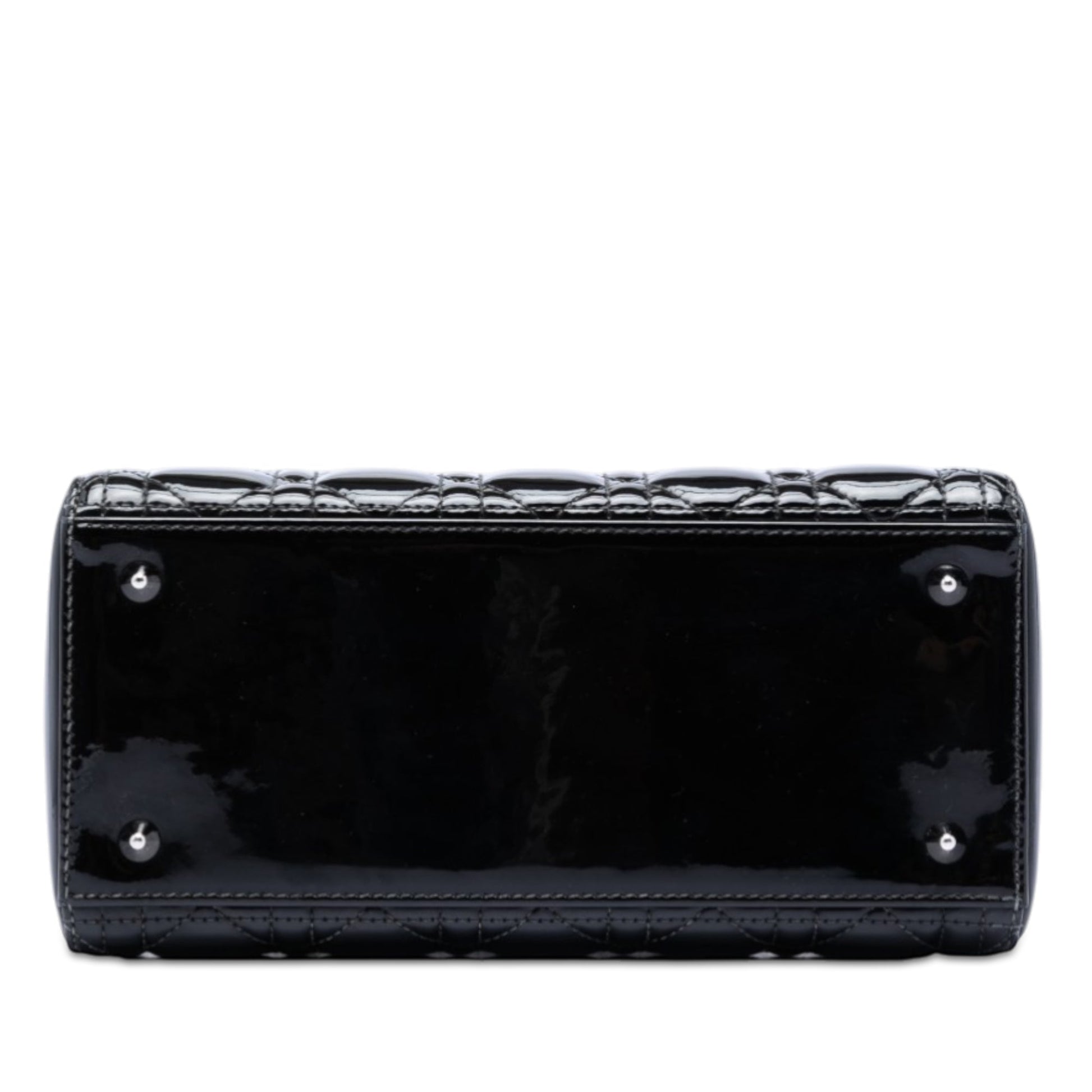 Dior Medium Patent Cannage Lady Dior