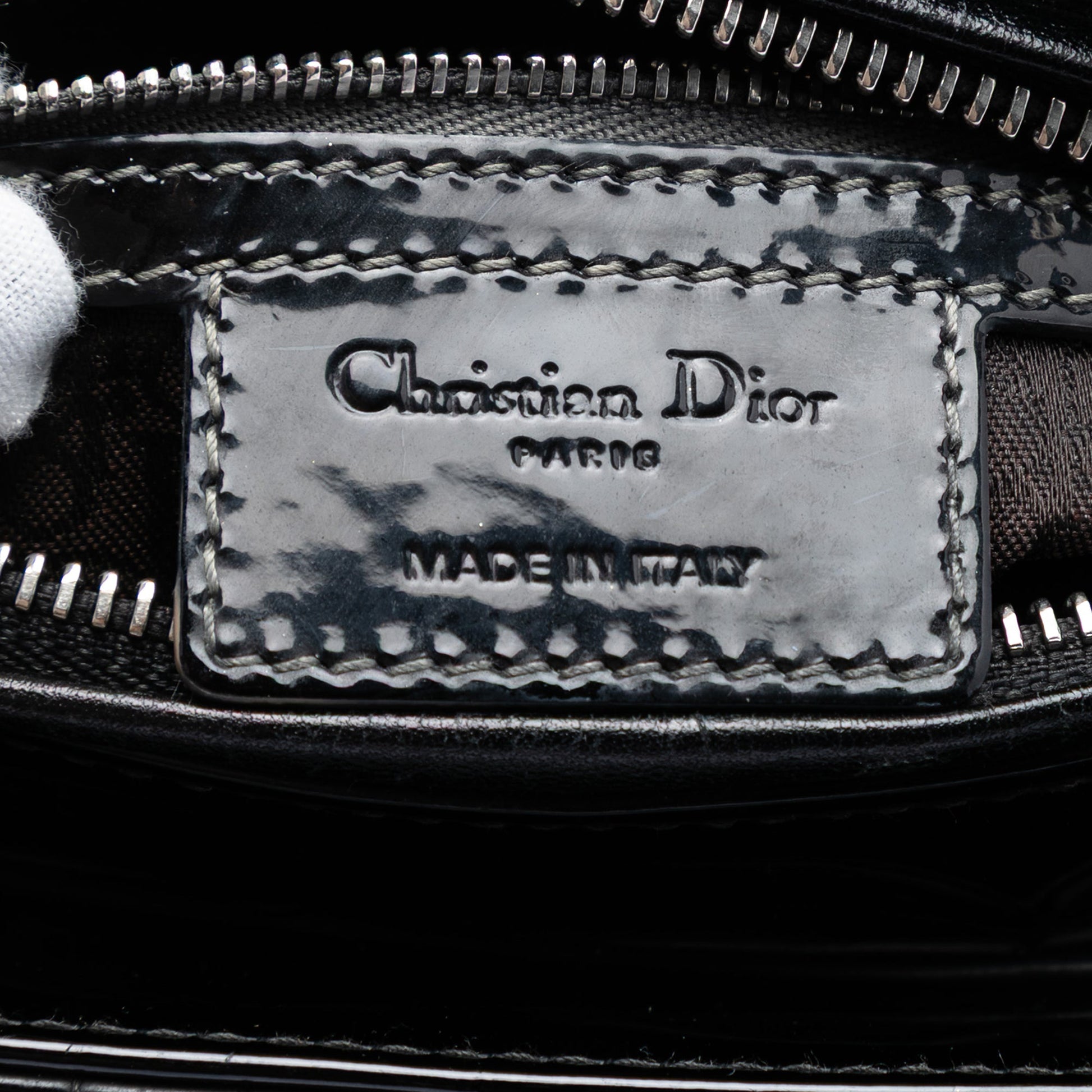 Dior Medium Patent Cannage Lady Dior