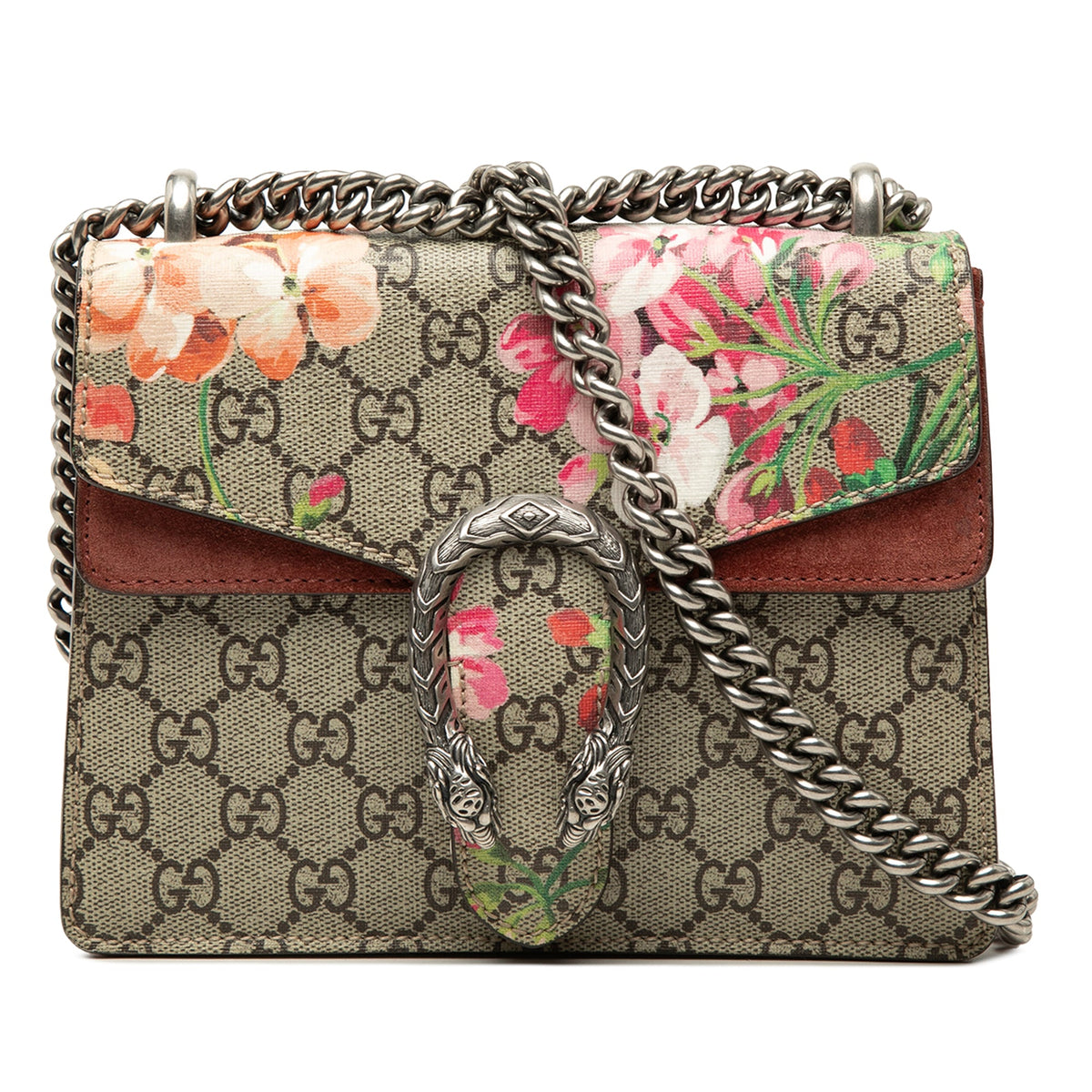 Gucci Small GG Supreme Blooms Dionysus Crossbody