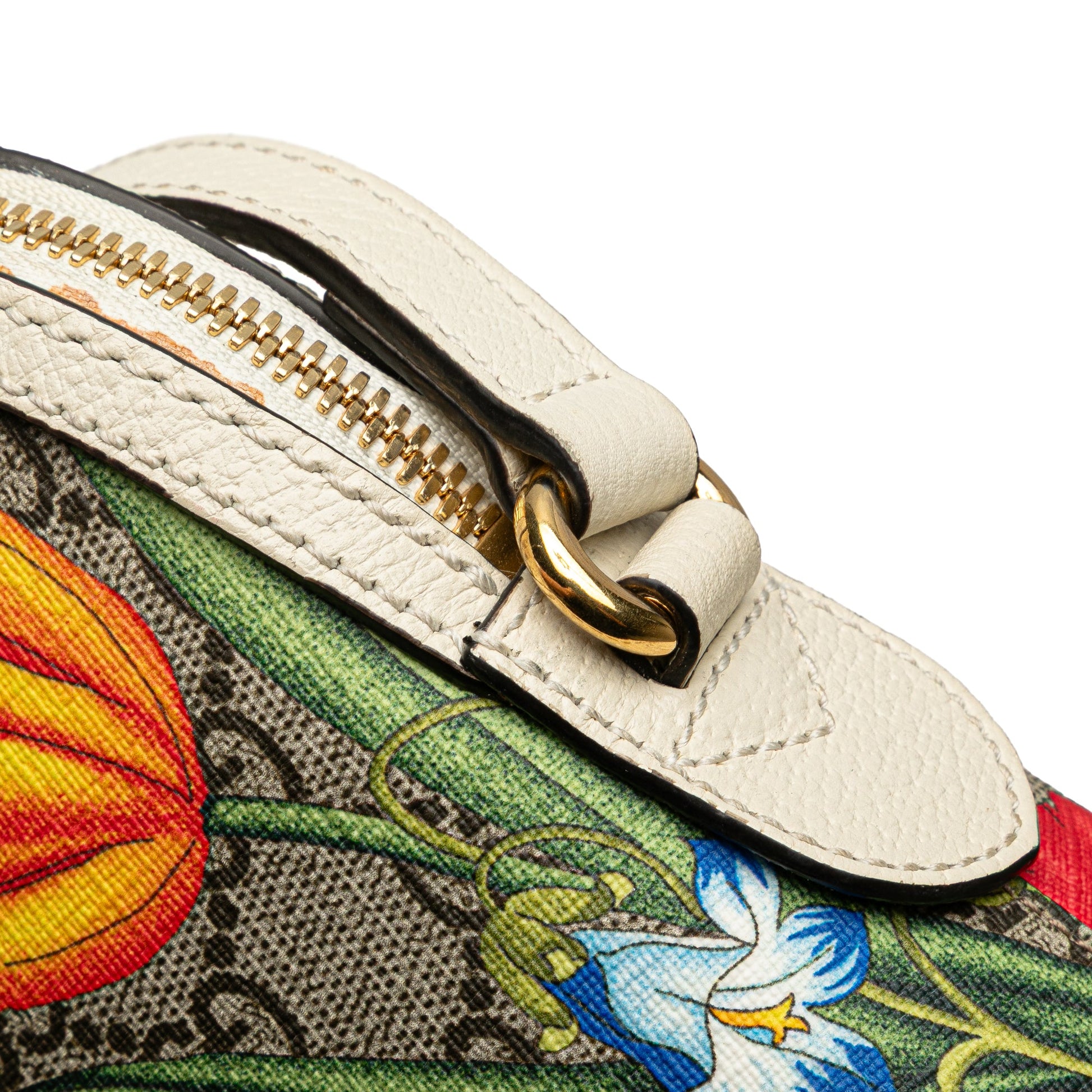 Gucci Small GG Supreme Web  Flora Ophidia Dome Crossbody