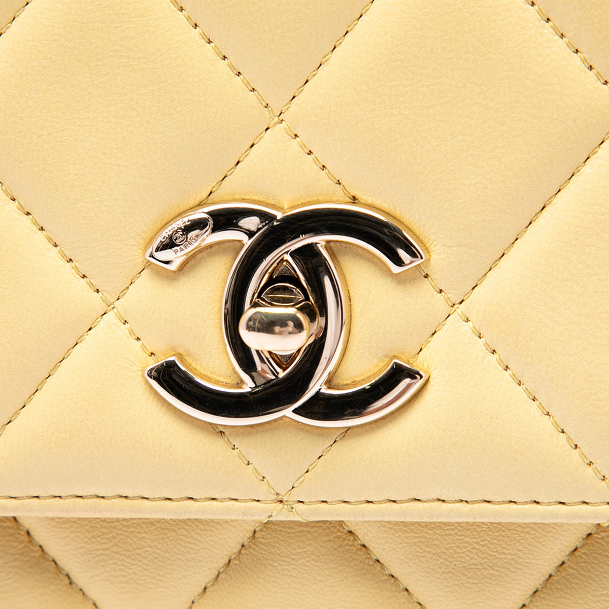Chanel Quilted Lambskin Trendy CC Flap — Yellow