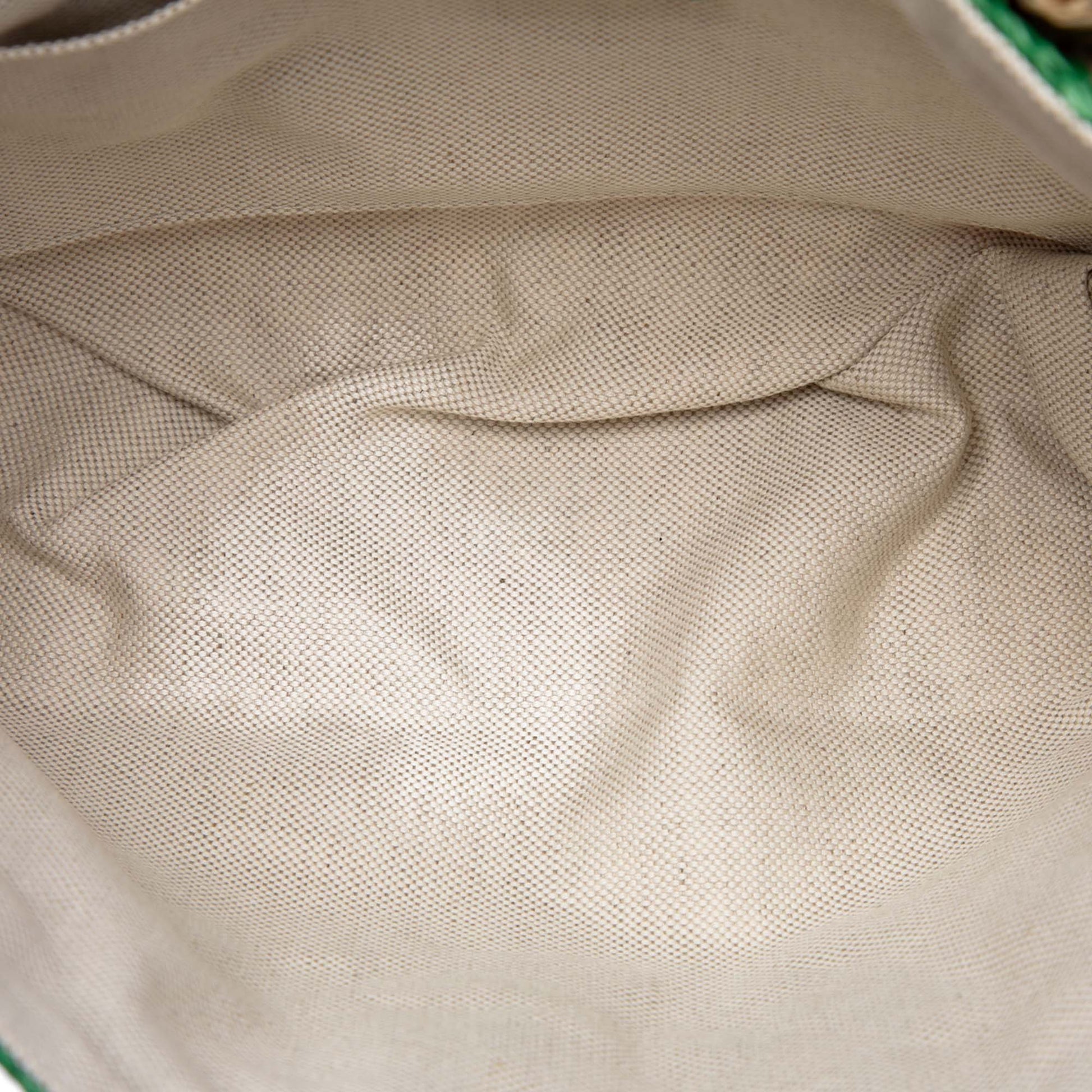 Gucci Small GG Marmont Raffia Crossbody