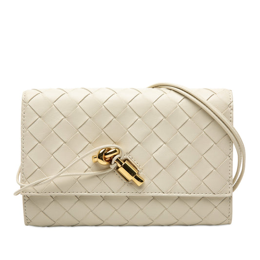 Bottega Veneta Nappa Intrecciato Andiamo Pouch on Strap