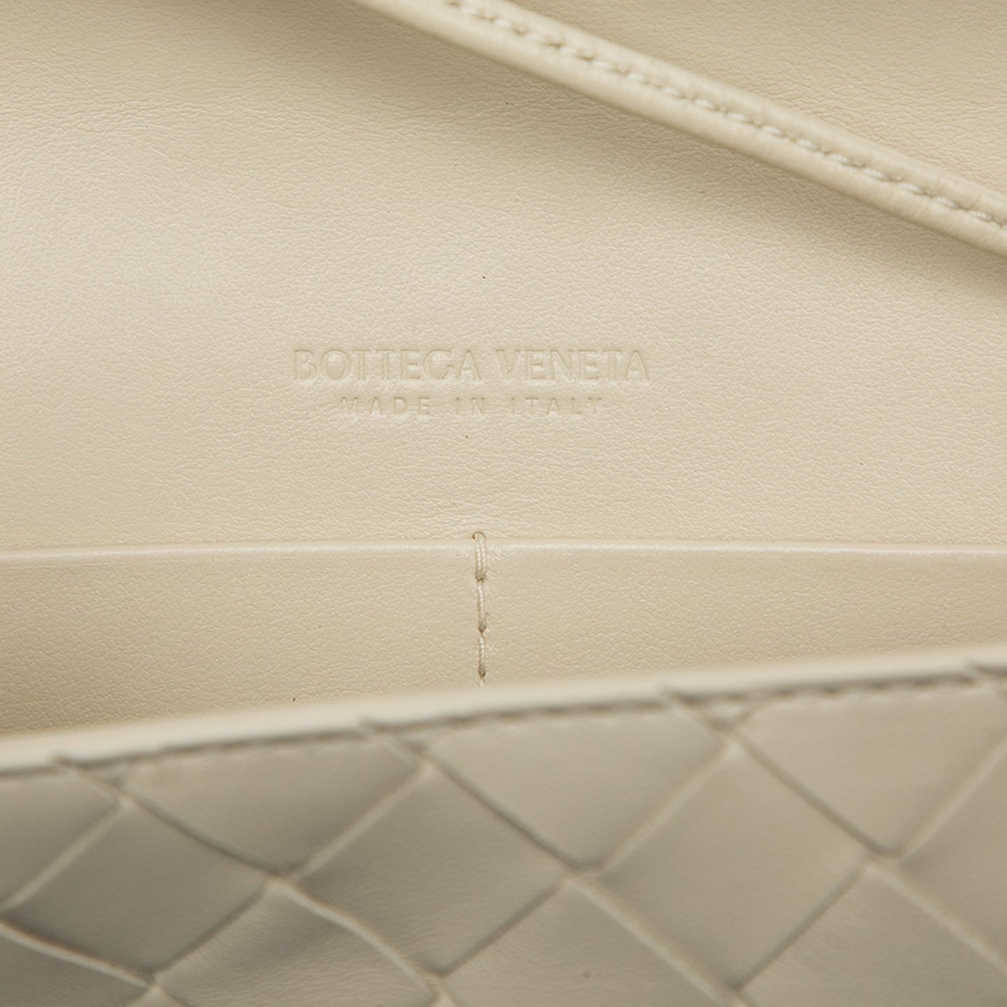 Bottega Veneta Nappa Intrecciato Andiamo Pouch on Strap