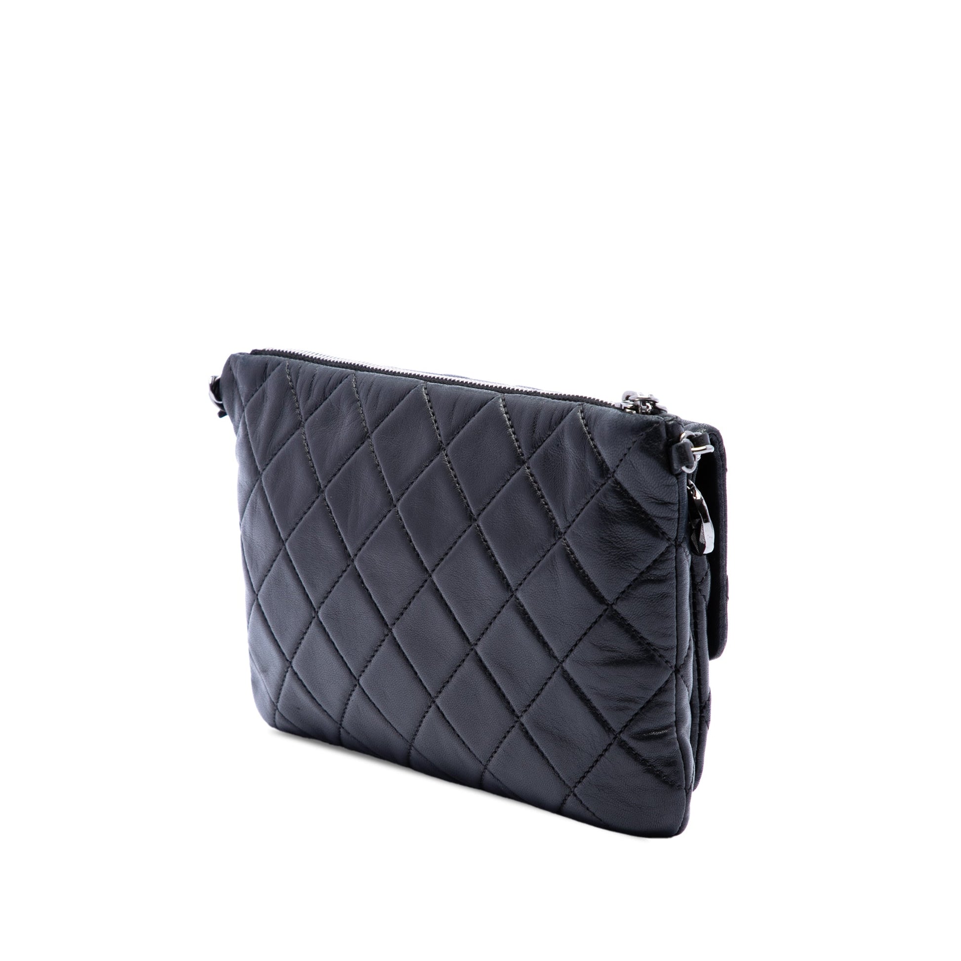 Chanel CC Quilted Lambskin Mineral Nights Flap