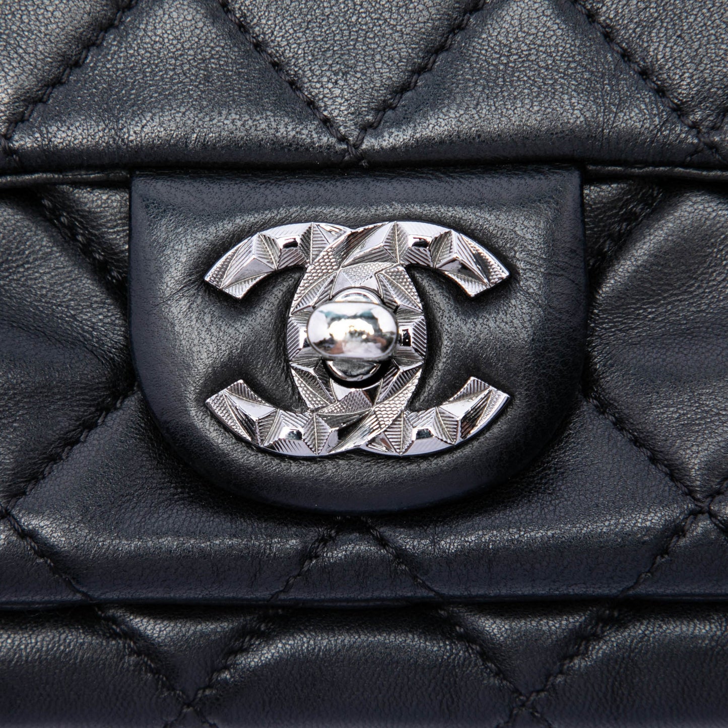 Chanel CC Quilted Lambskin Mineral Nights Flap
