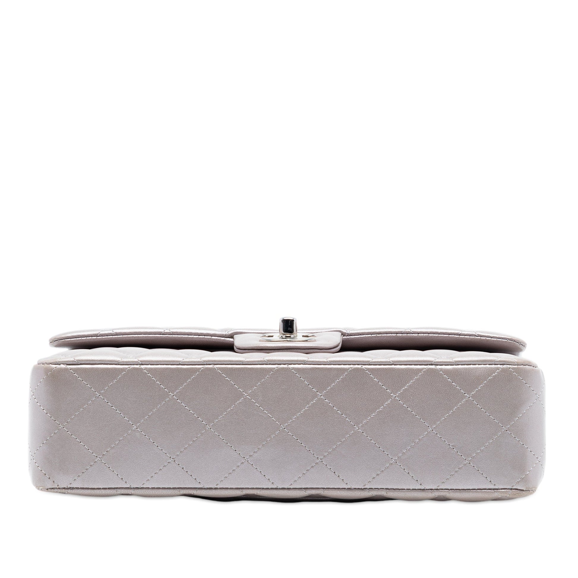 Chanel Medium Classic Metallic Lambskin Double Flap
