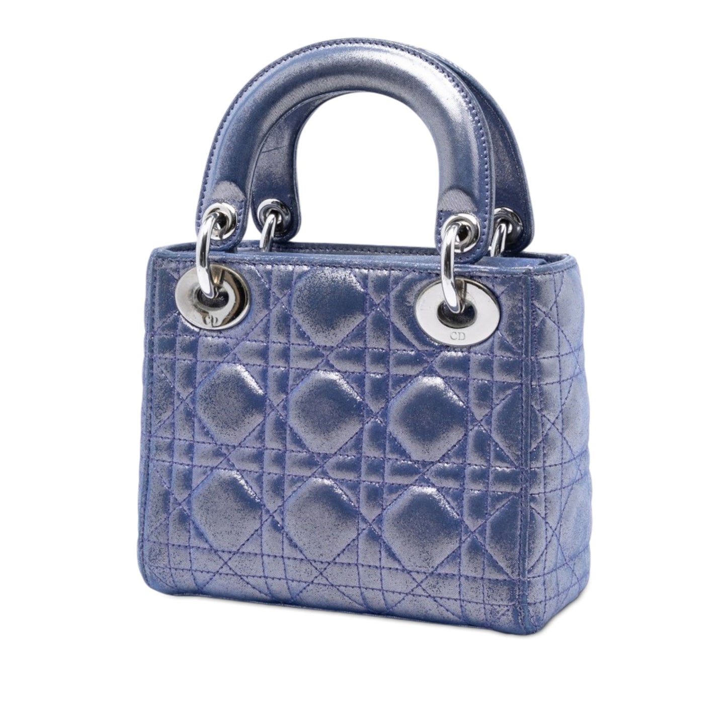 Dior Mini Iridescent Lambskin Cannage Lady Dior