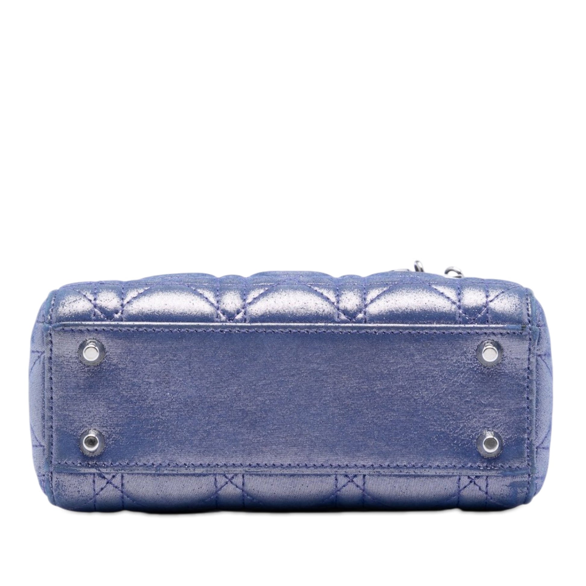 Dior Mini Iridescent Lambskin Cannage Lady Dior