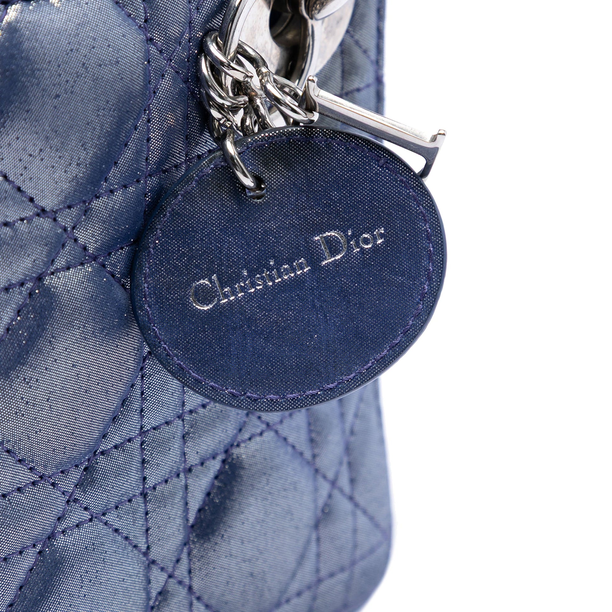 Dior Mini Iridescent Lambskin Cannage Lady Dior