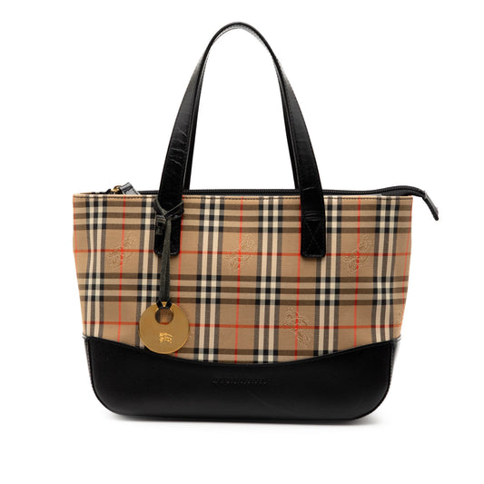 Burberry Haymarket Check Canvas Tote