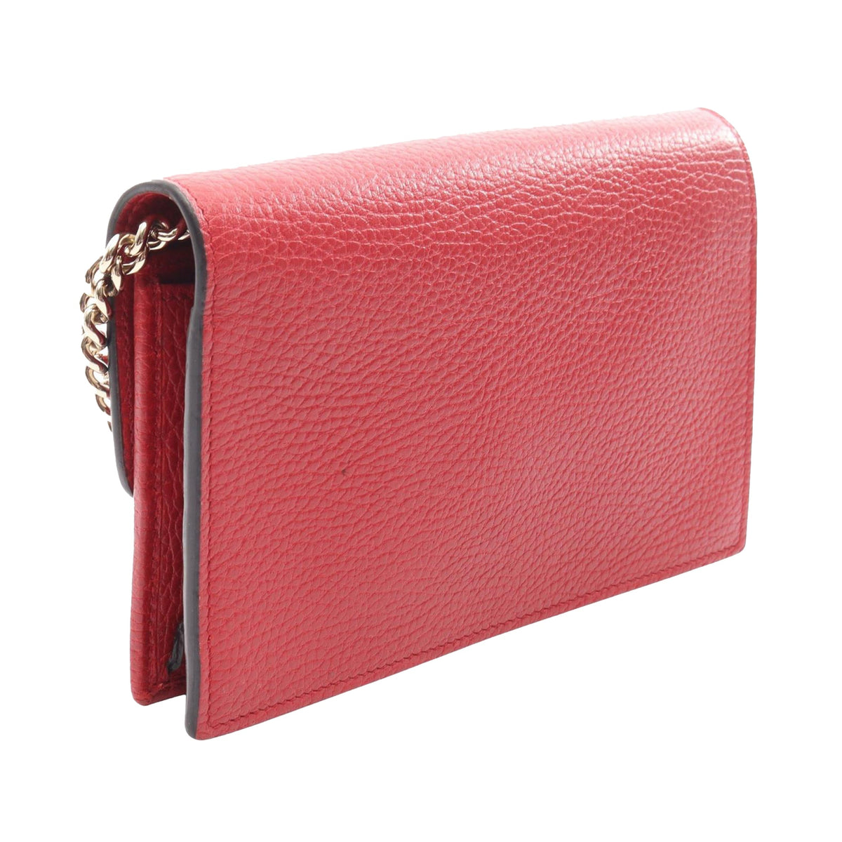 Gucci Dollar Calfskin Interlocking G Wallet on Chain