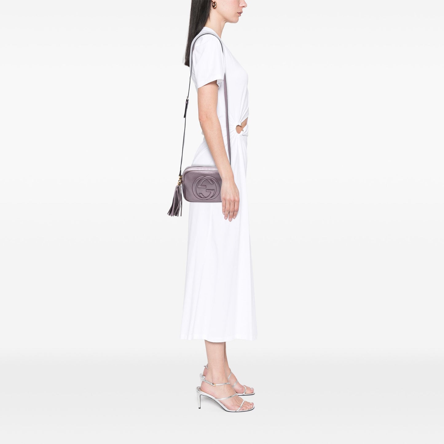 Metallic Leather Soho Disco Crossbody
