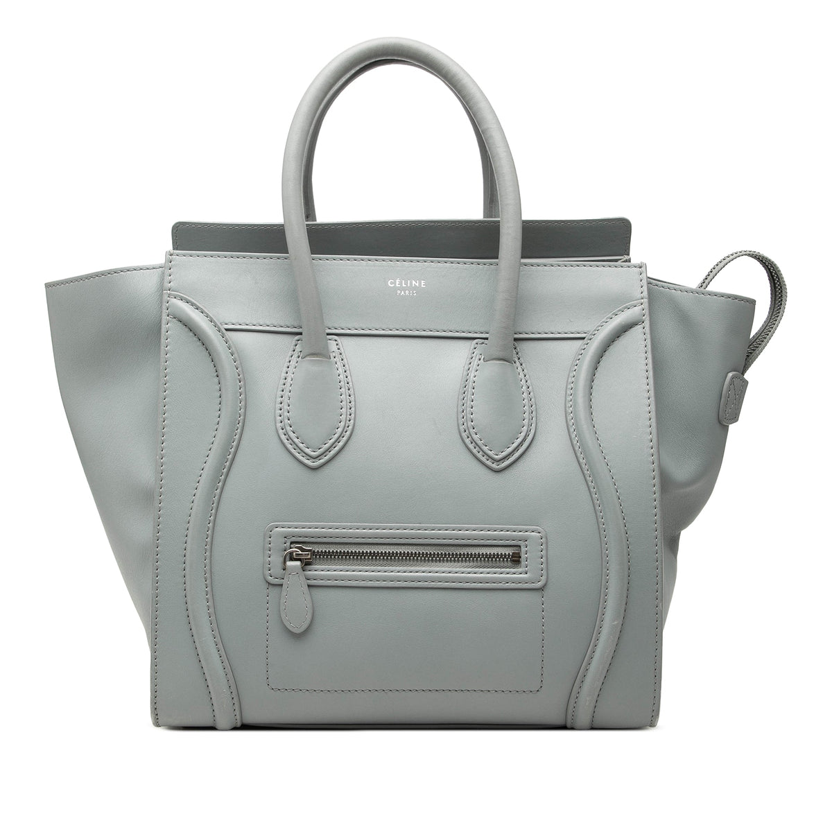 Celine Mini Leather Luggage Tote