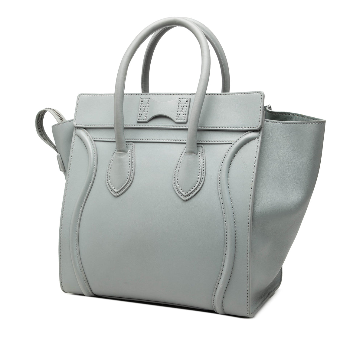 Celine Mini Leather Luggage Tote