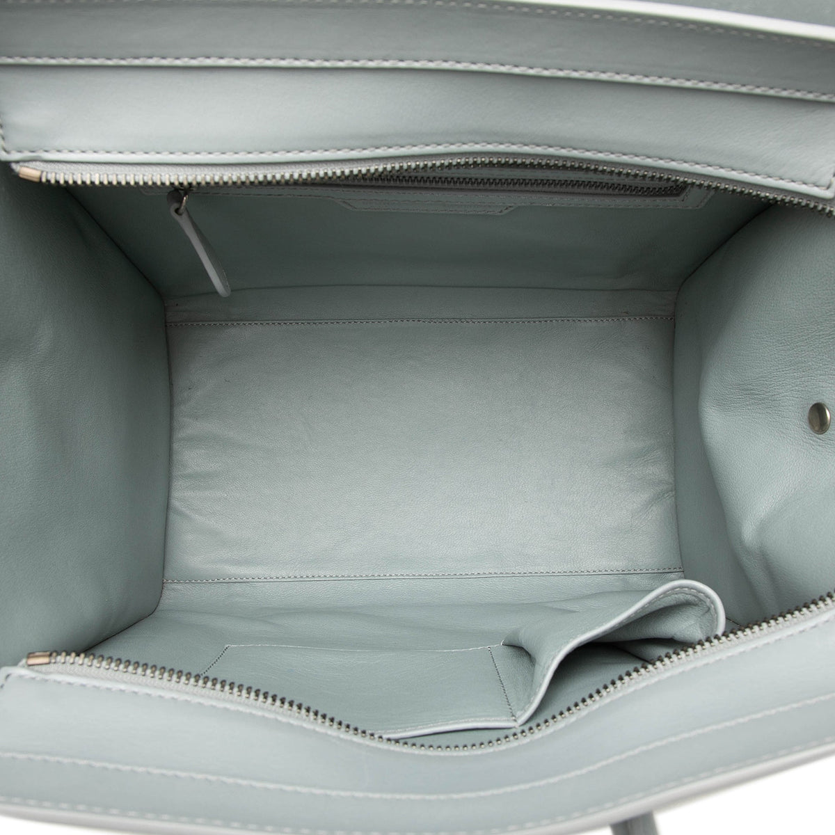 Celine Mini Leather Luggage Tote