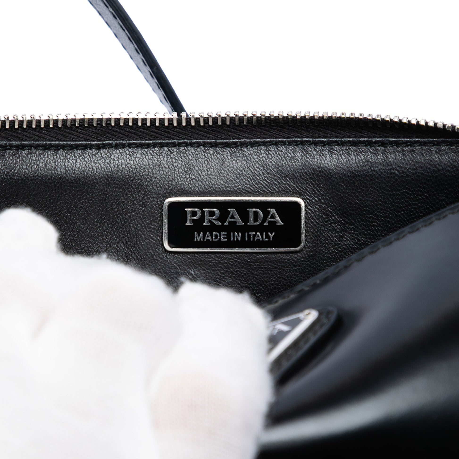 Mini Spazzolato Leather Shoulder Bag
