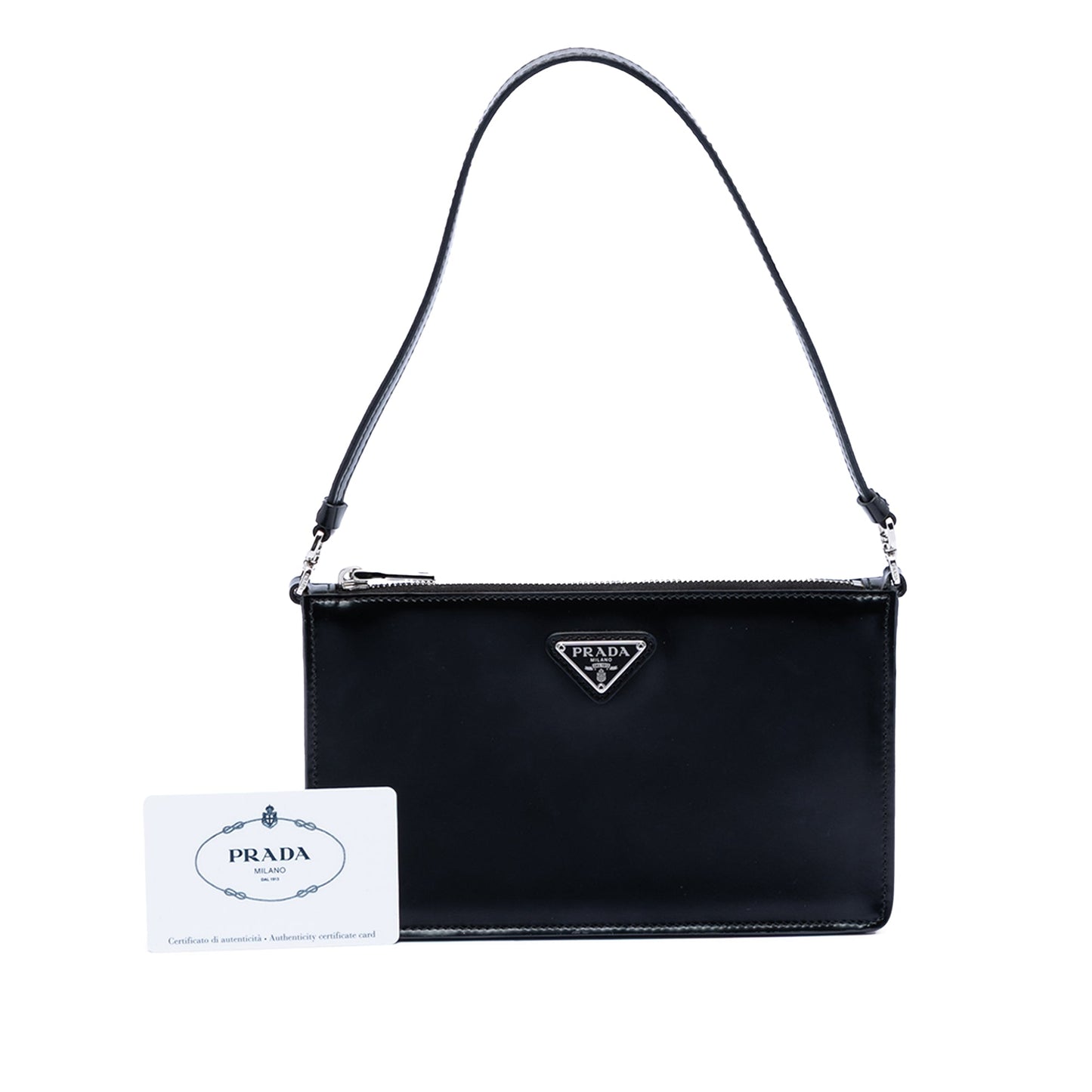 Mini Spazzolato Leather Shoulder Bag