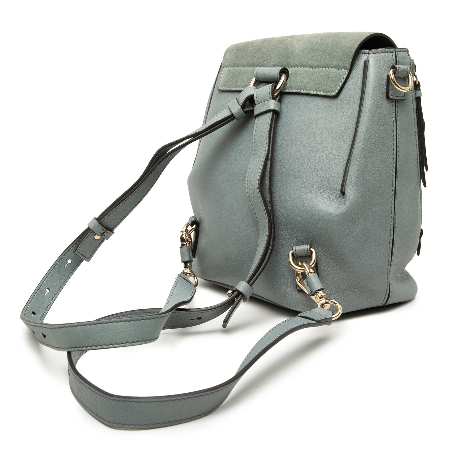 Chloé Medium Calfskin and Suede Faye Backpack