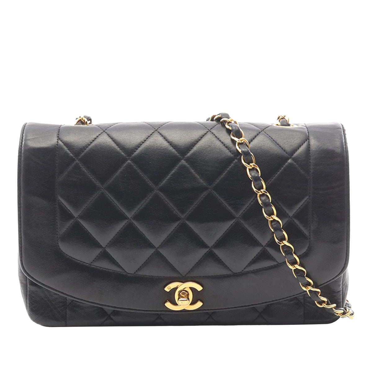 Chanel Medium Lambskin Diana Flap
