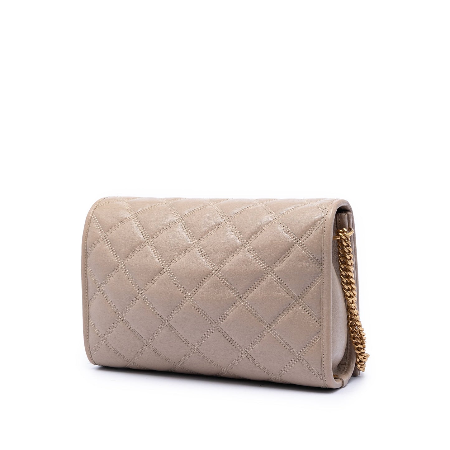 Saint Laurent Mini Quilted Lambskin Becky Chain Shoulder Bag