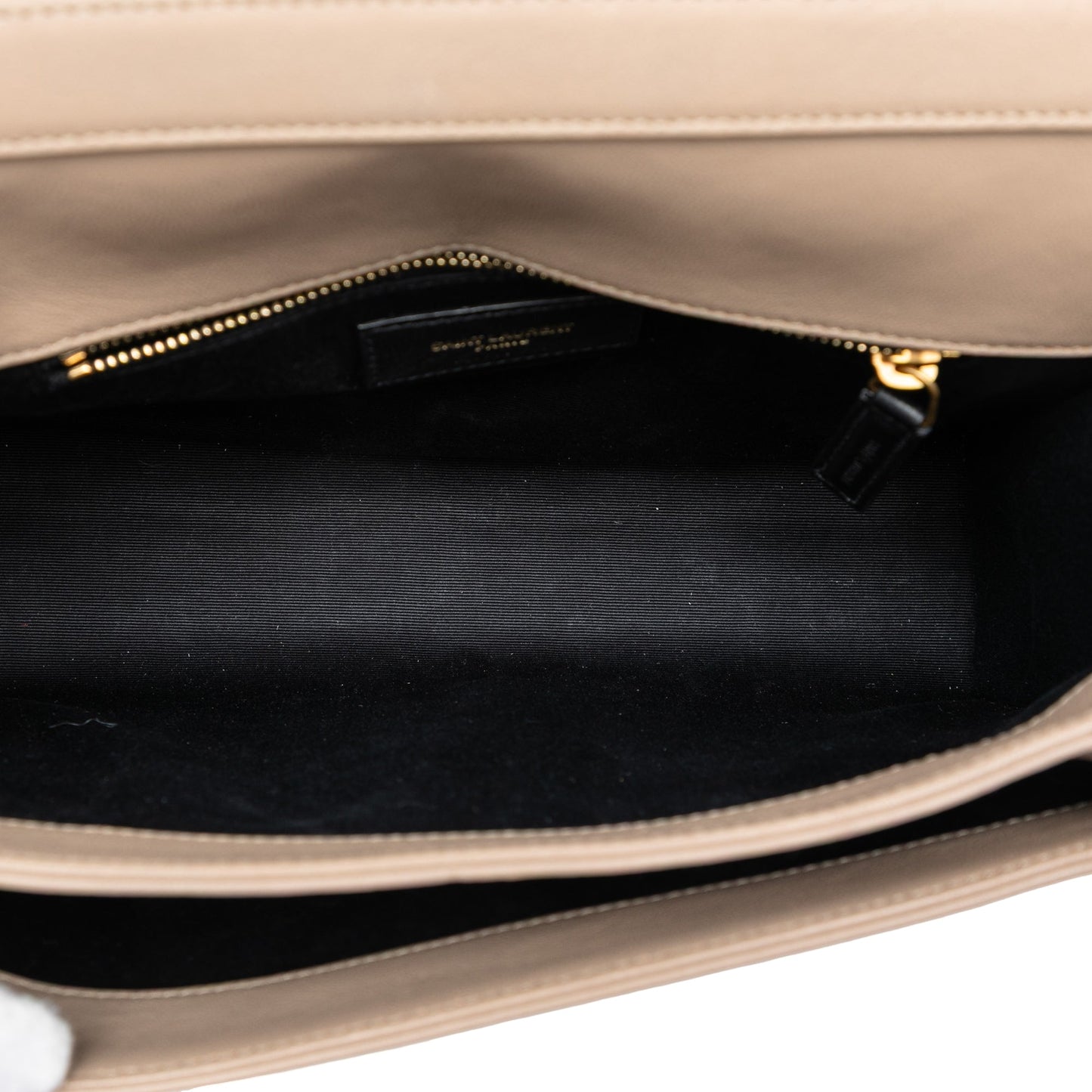 Saint Laurent Mini Quilted Lambskin Becky Chain Shoulder Bag