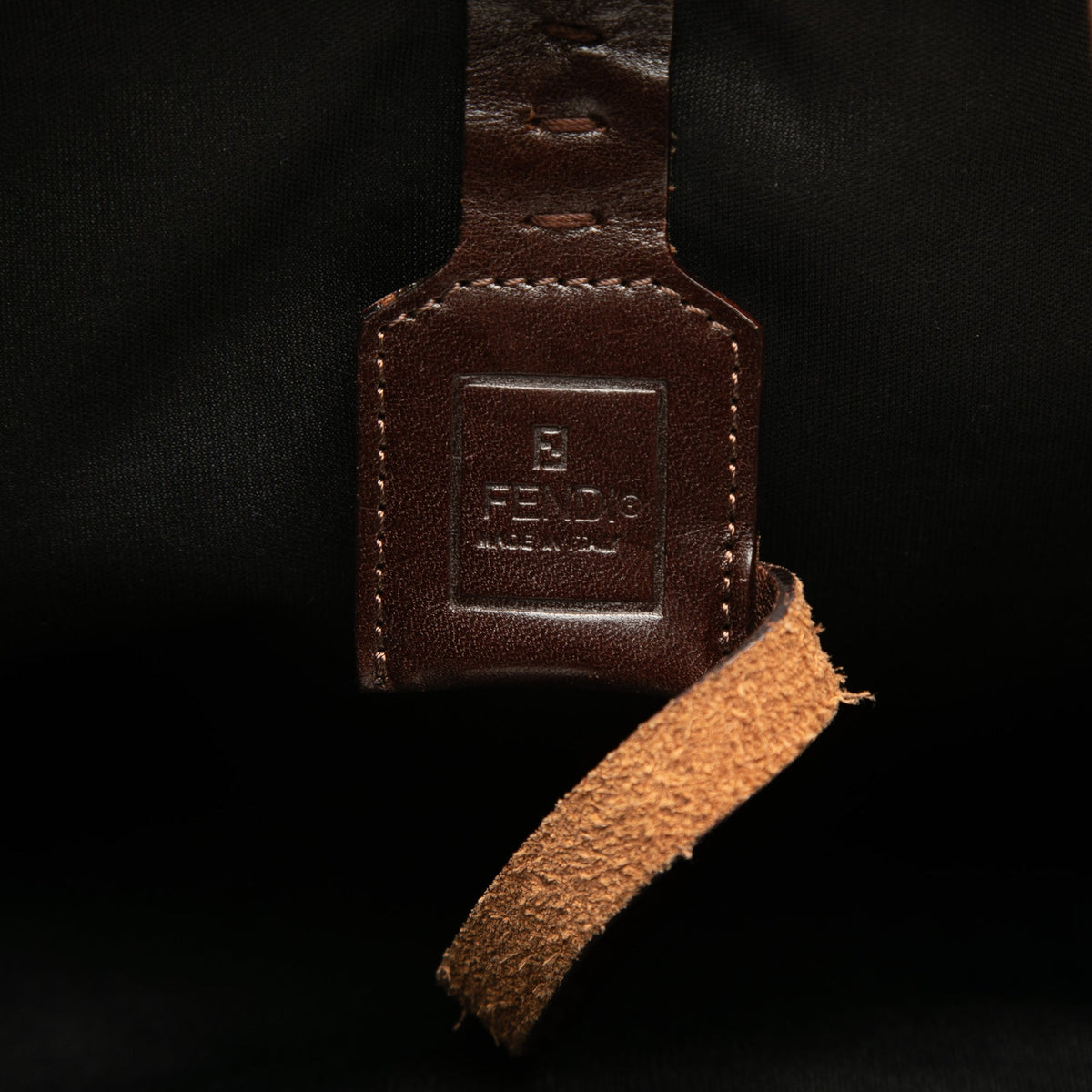 Fendi Medium Zucca Canvas Roll Tote