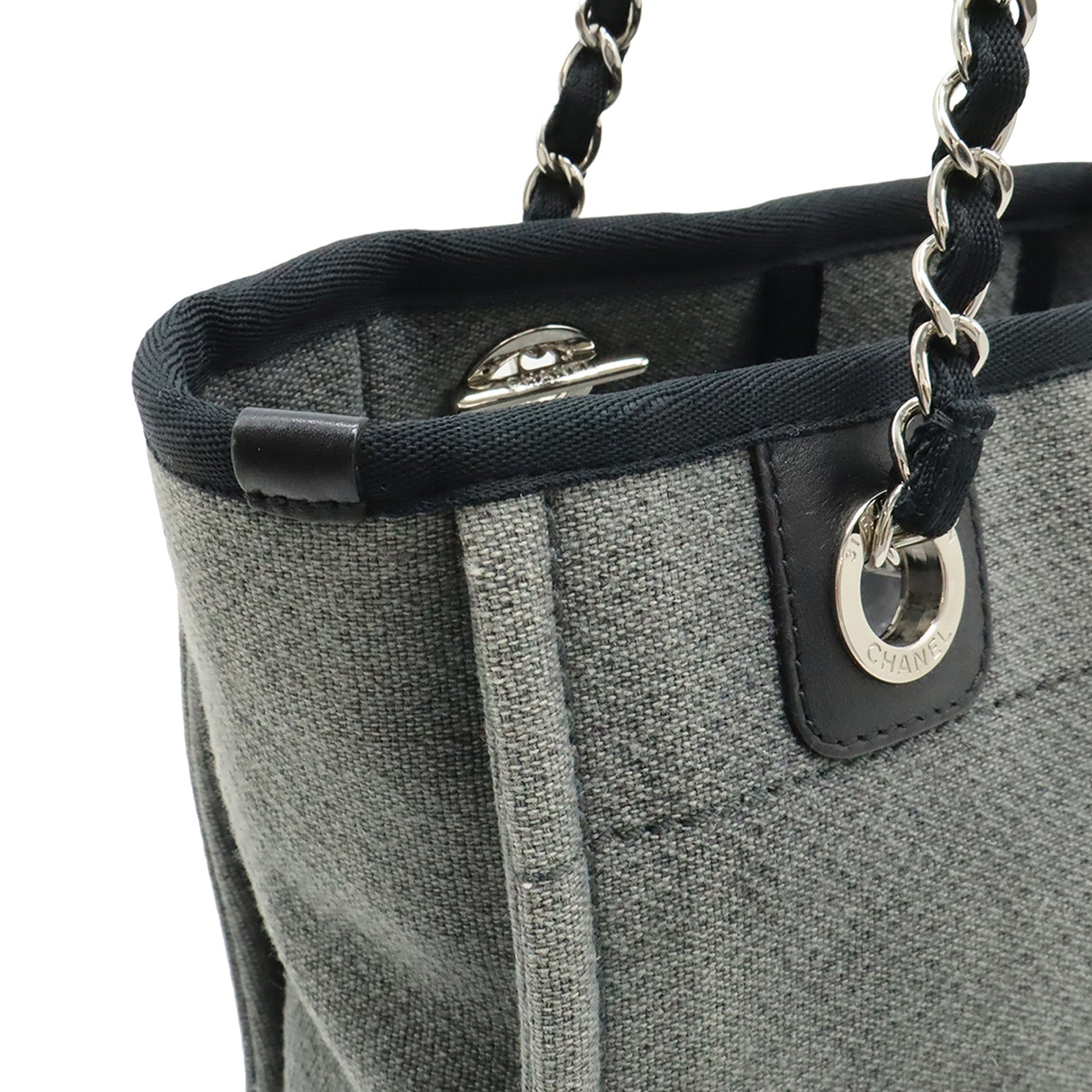 Chanel Mini Canvas Deauville Tote