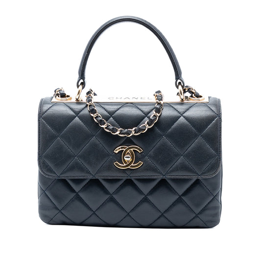 Chanel Small Quilted Lambskin Trendy CC Top Handle Flap