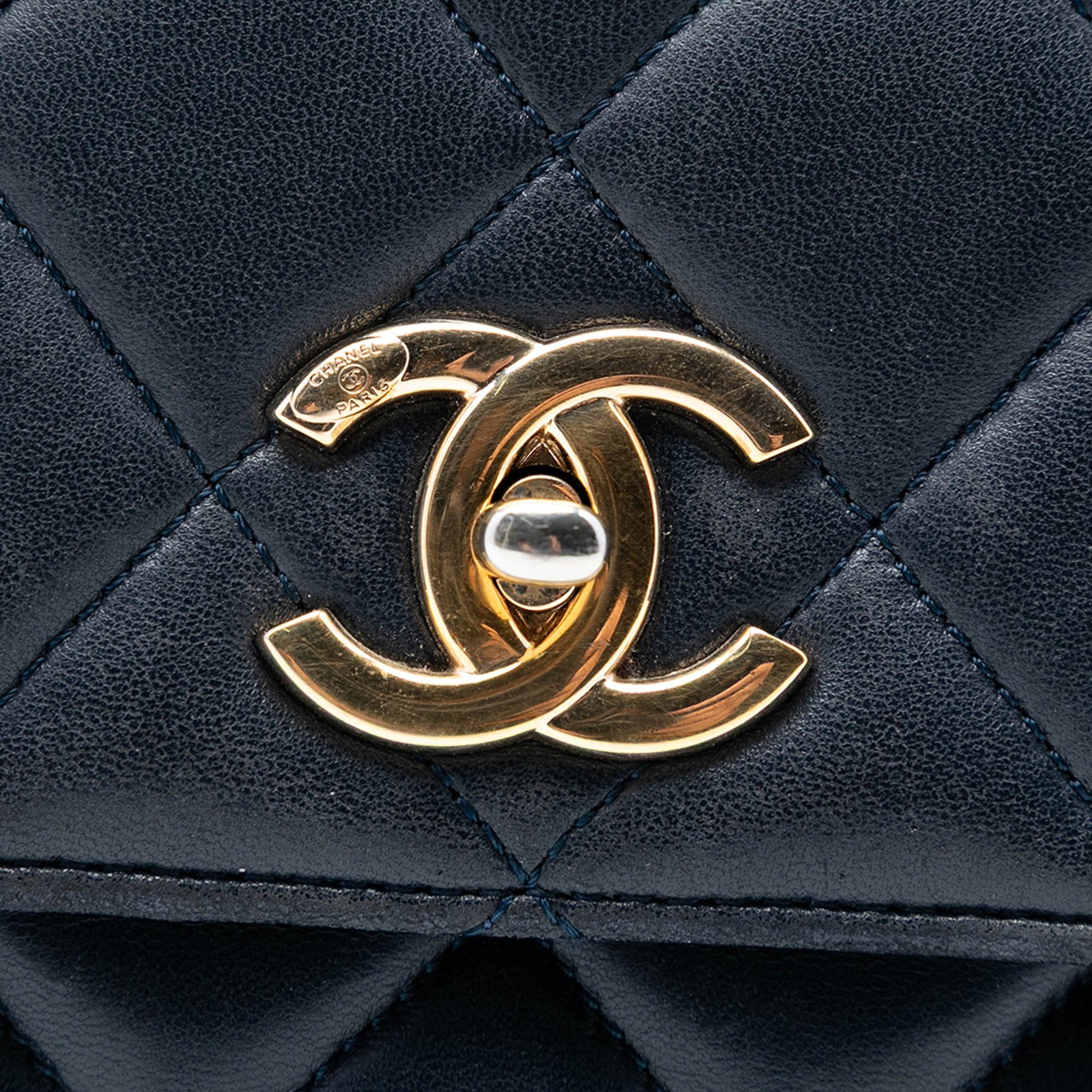 Chanel Small Quilted Lambskin Trendy CC Top Handle Flap