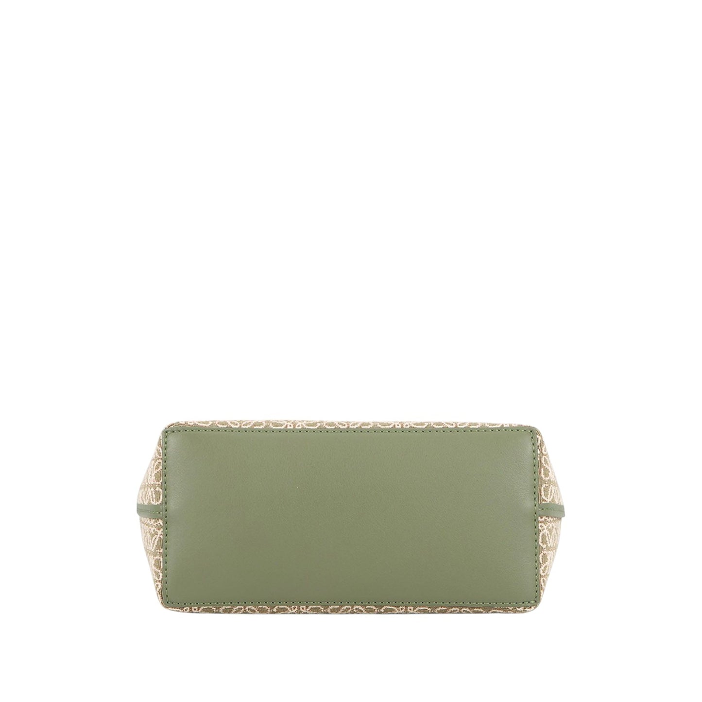 LOEWE Anagram Jacquard and Calfskin Square Tote