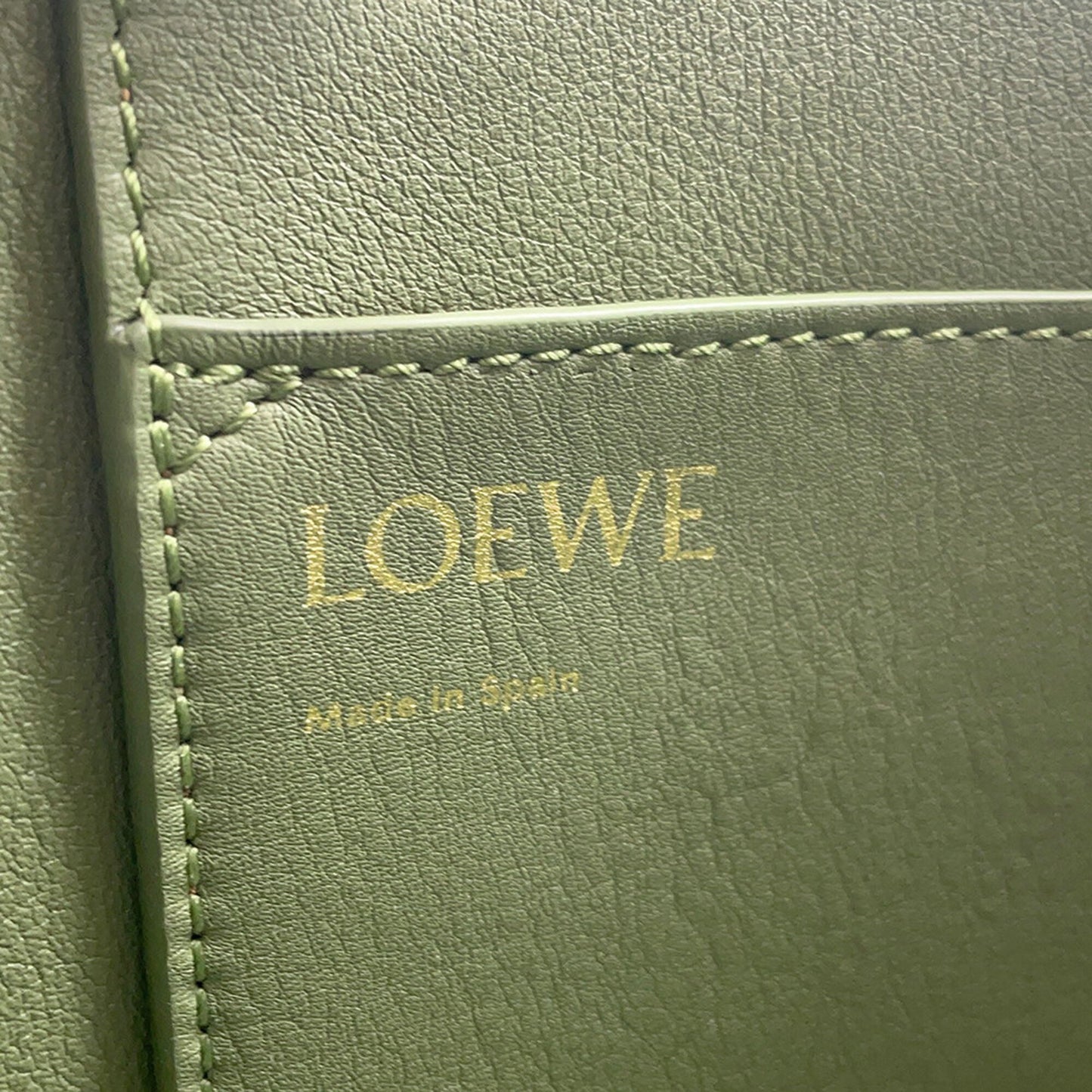 LOEWE Anagram Jacquard and Calfskin Square Tote